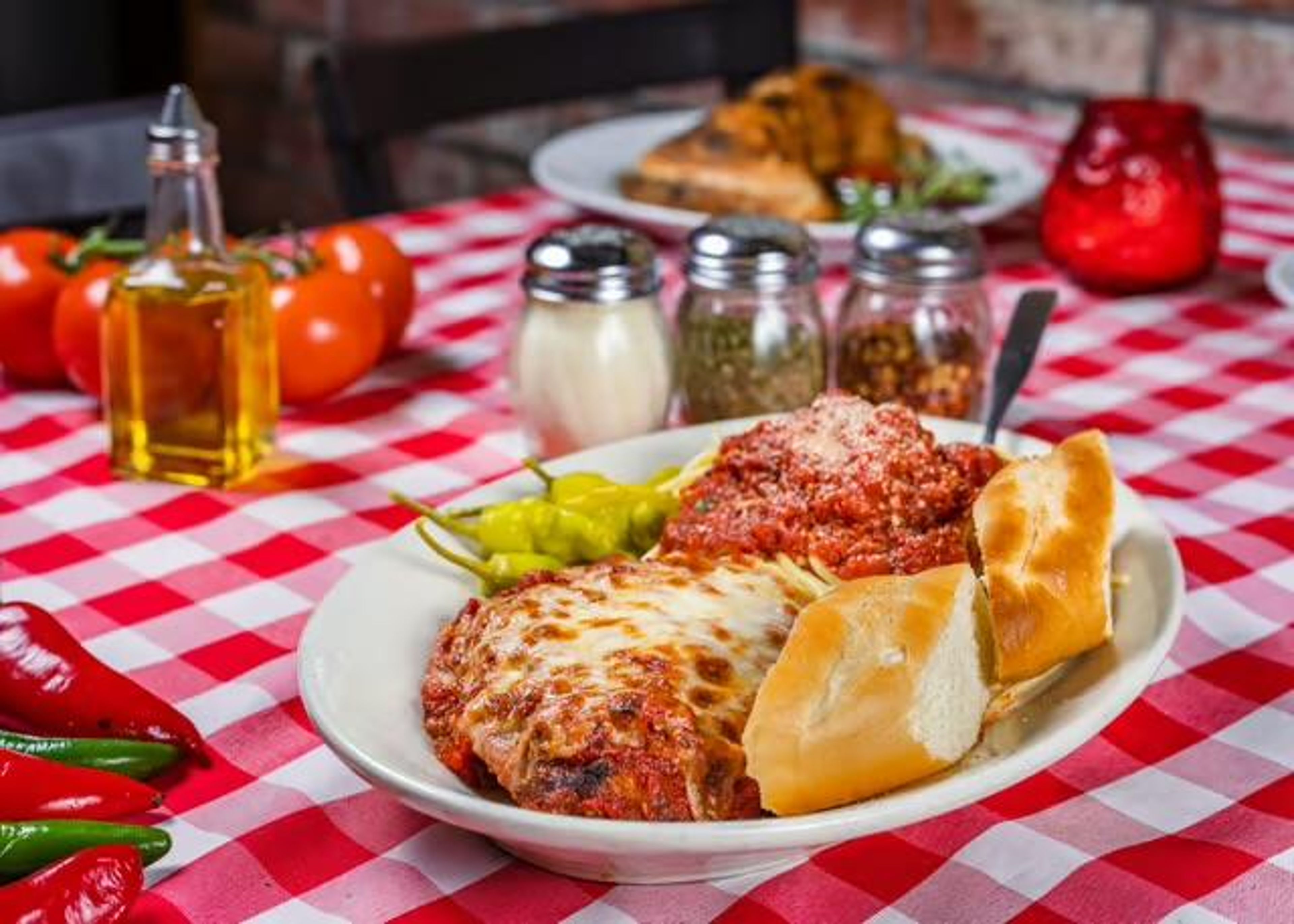 Chicken Parmesan Half Tray.
