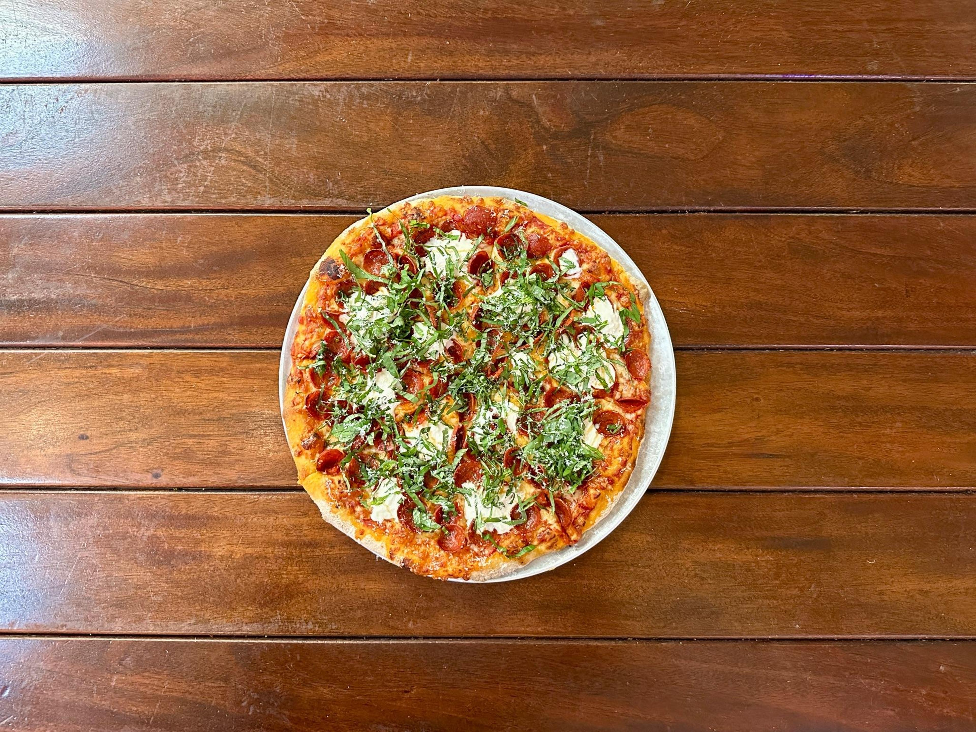 12" Whole Pepper-ita Pizza.