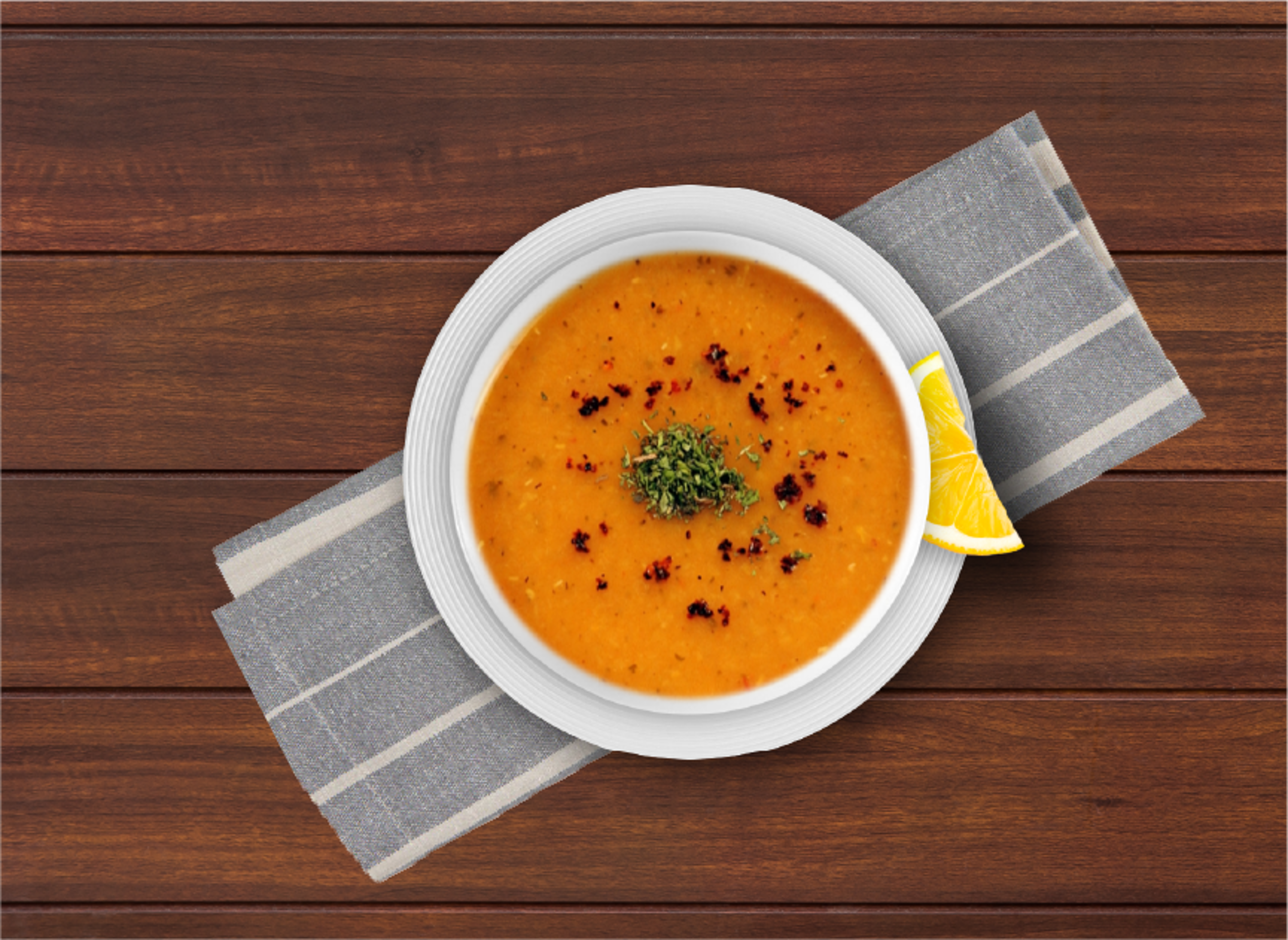 Mercimek Vegetable Soup.