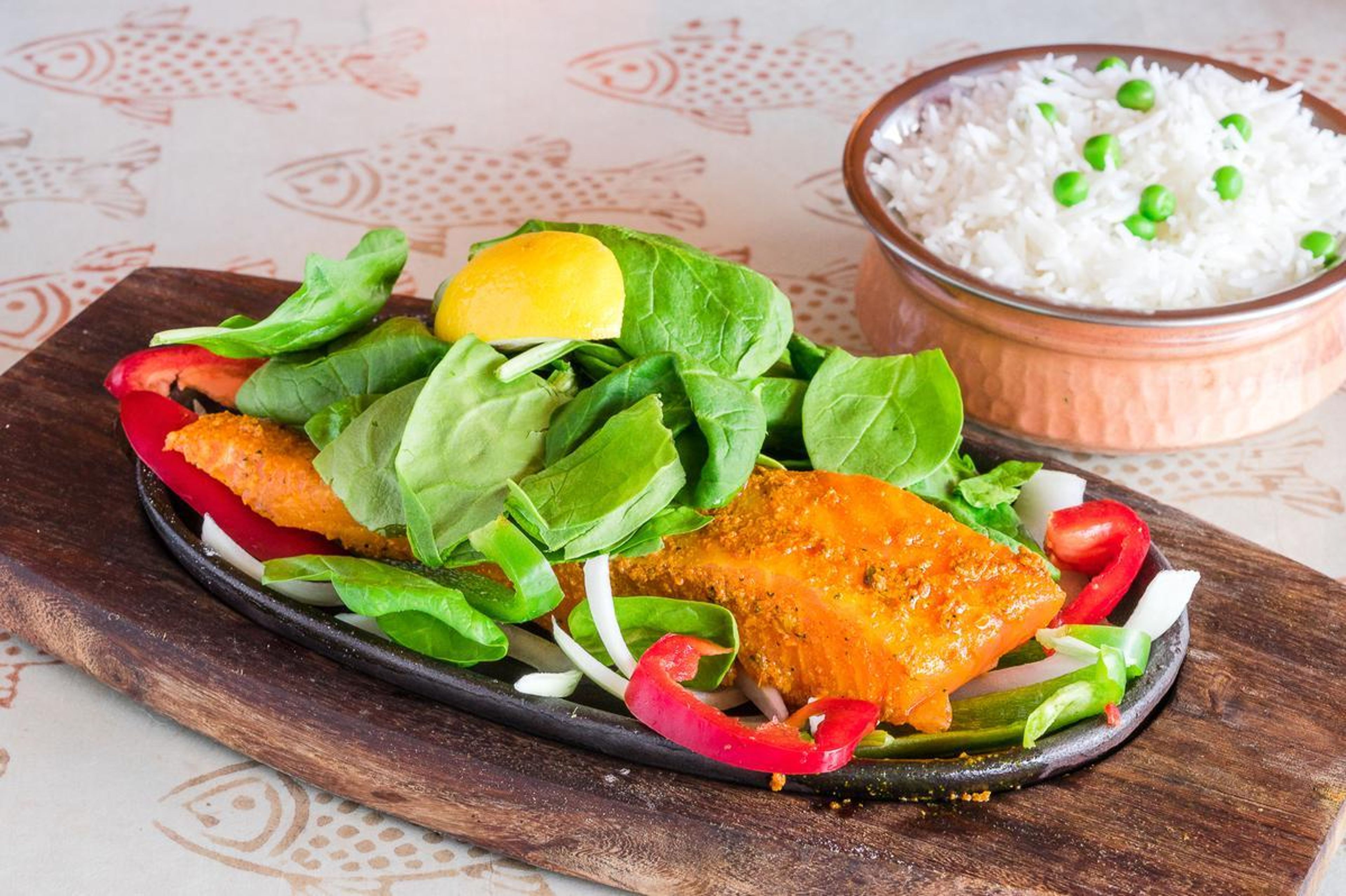 Fish Tandoori.