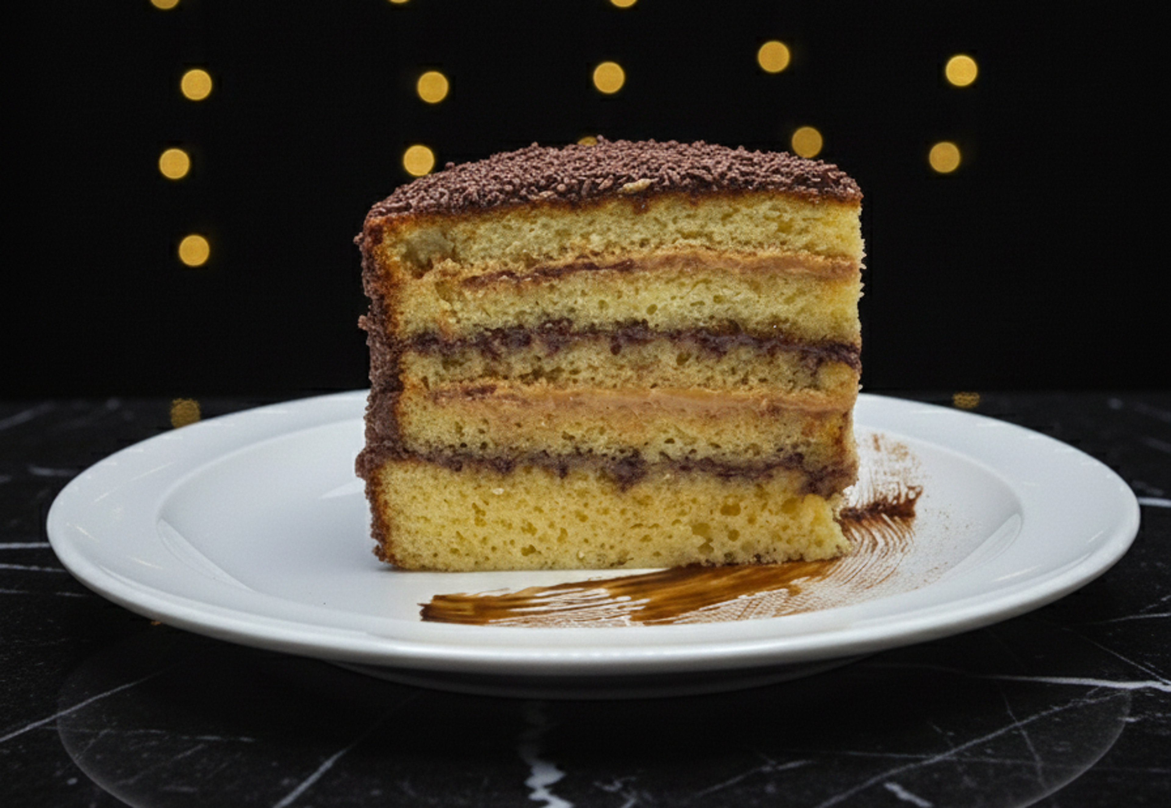 Nutella and Dulce de Leche Cake/Torta Capita-.