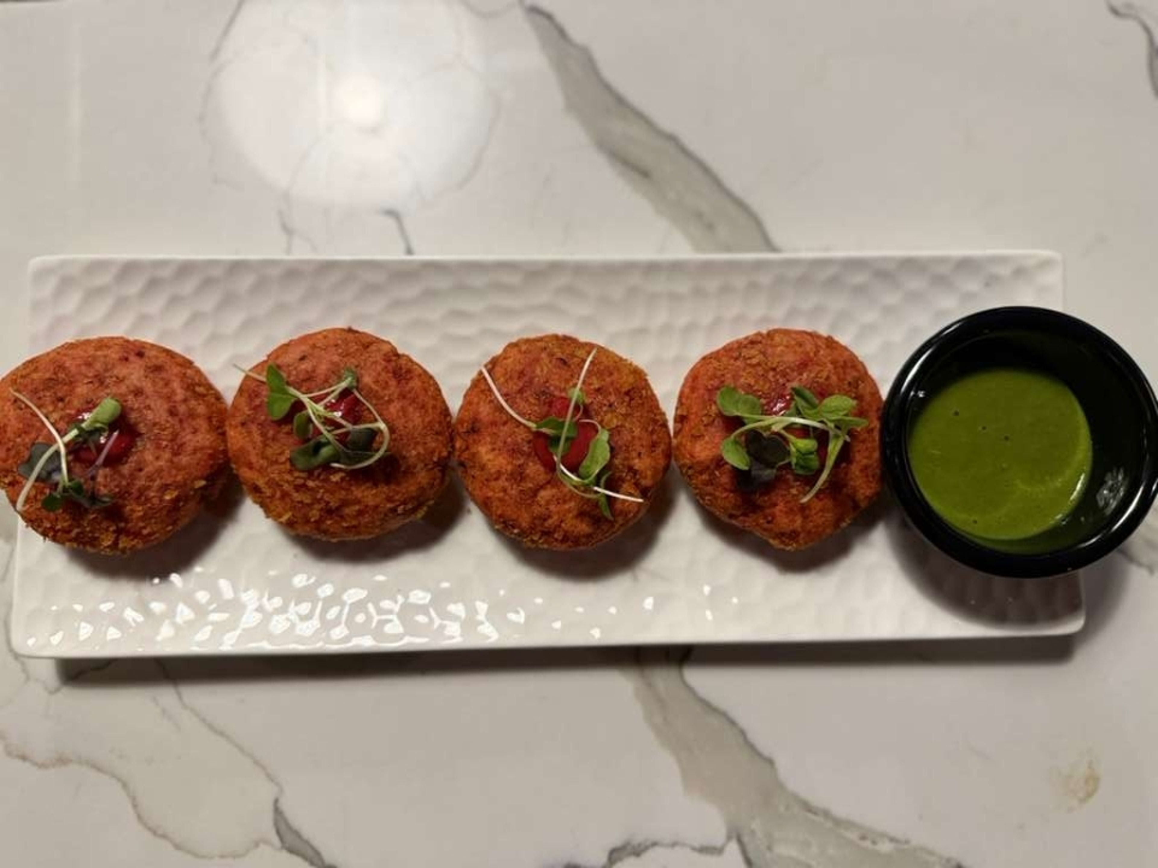 Beetroot Kabab (v, gf, d).