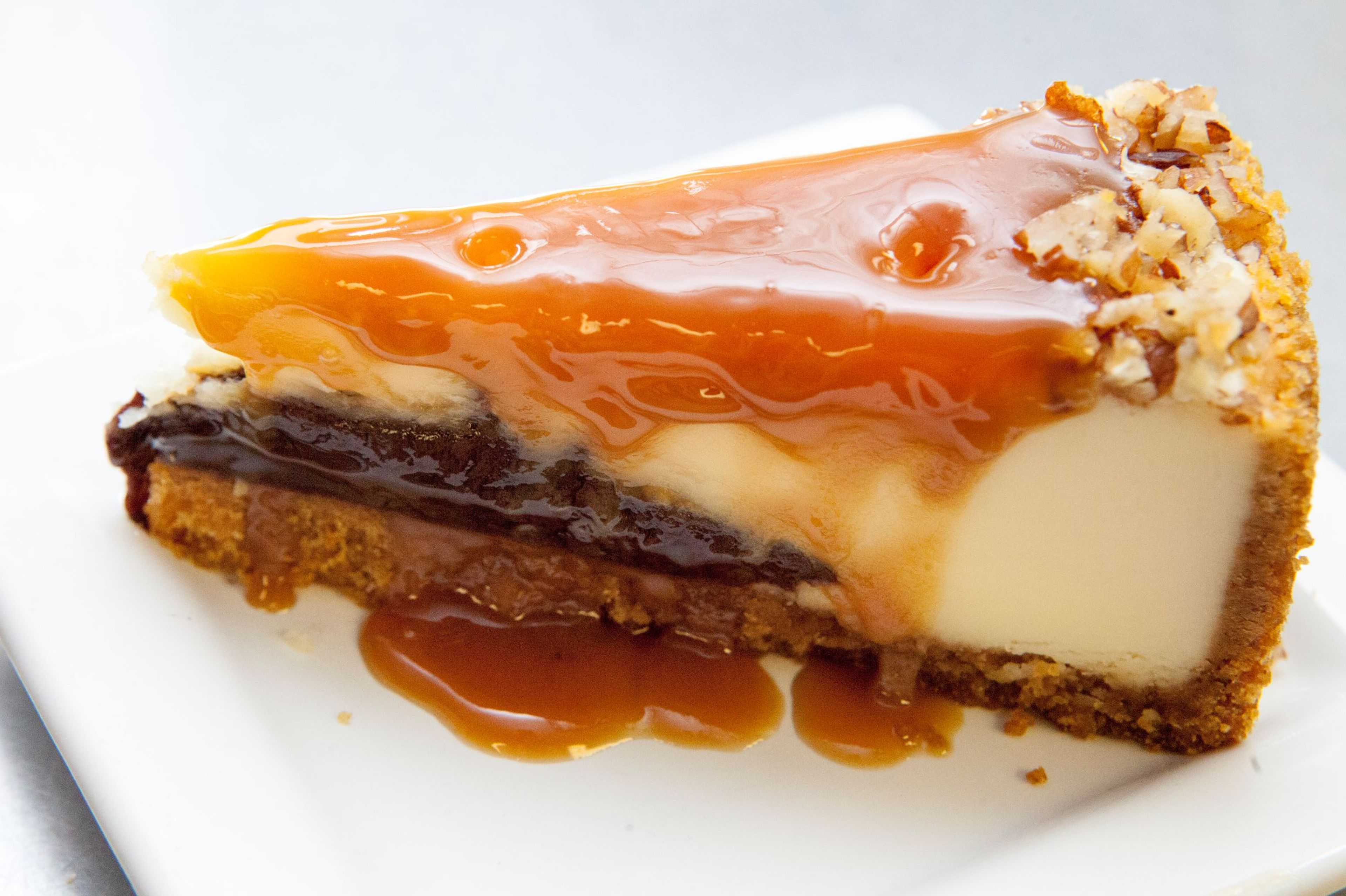Turtle Cheesecake.