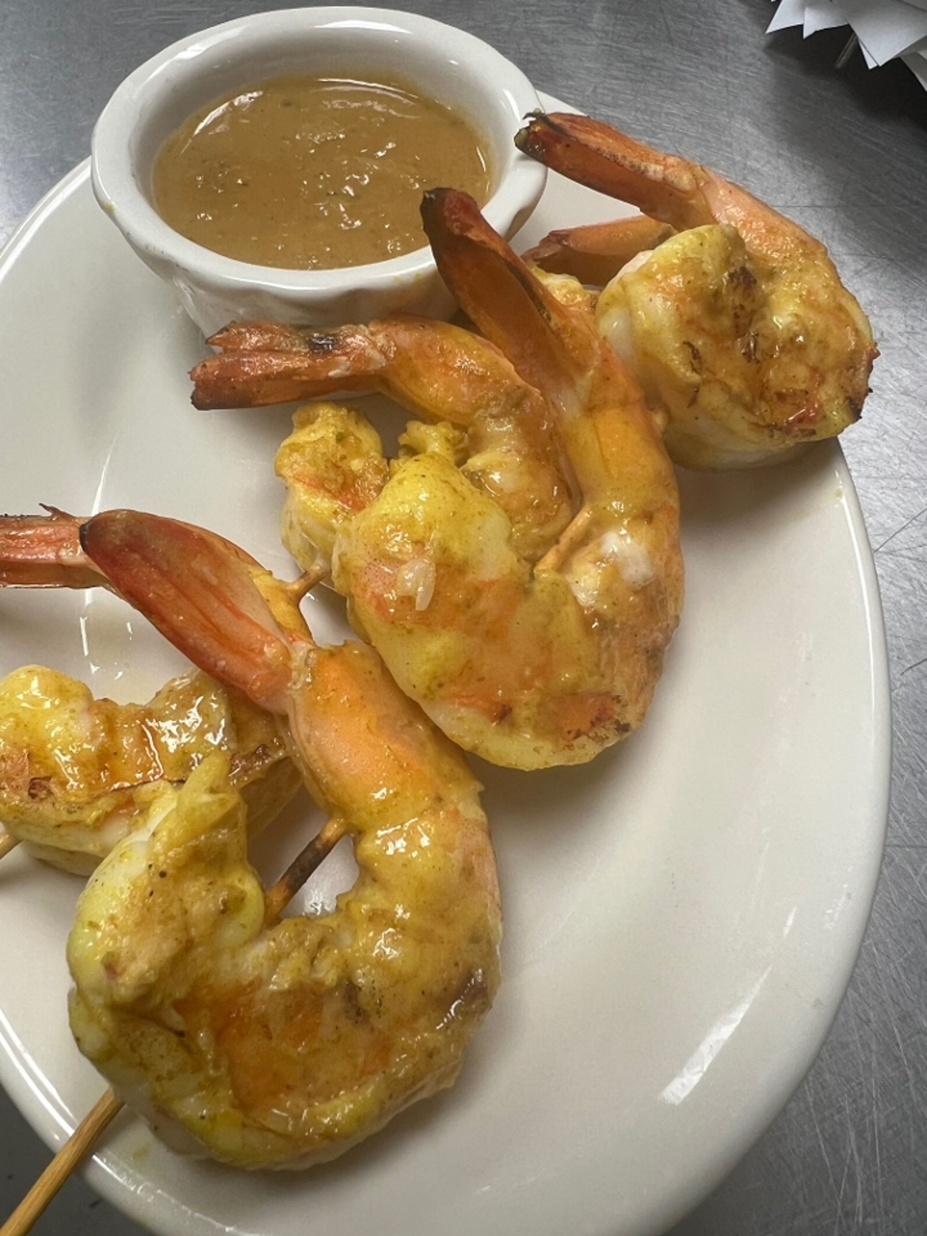 Shrimp Satay.