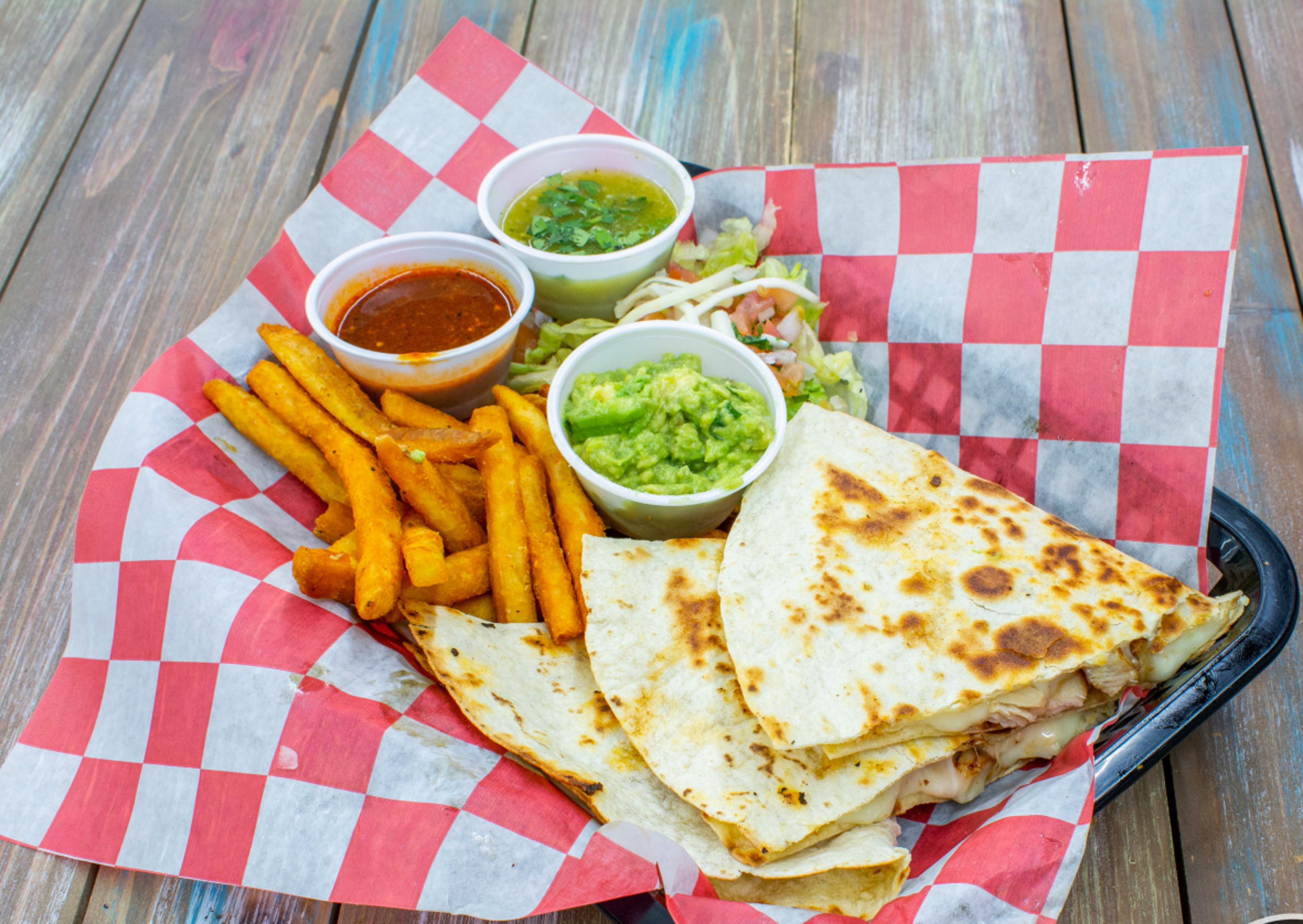 Build Your Own Quesadilla.