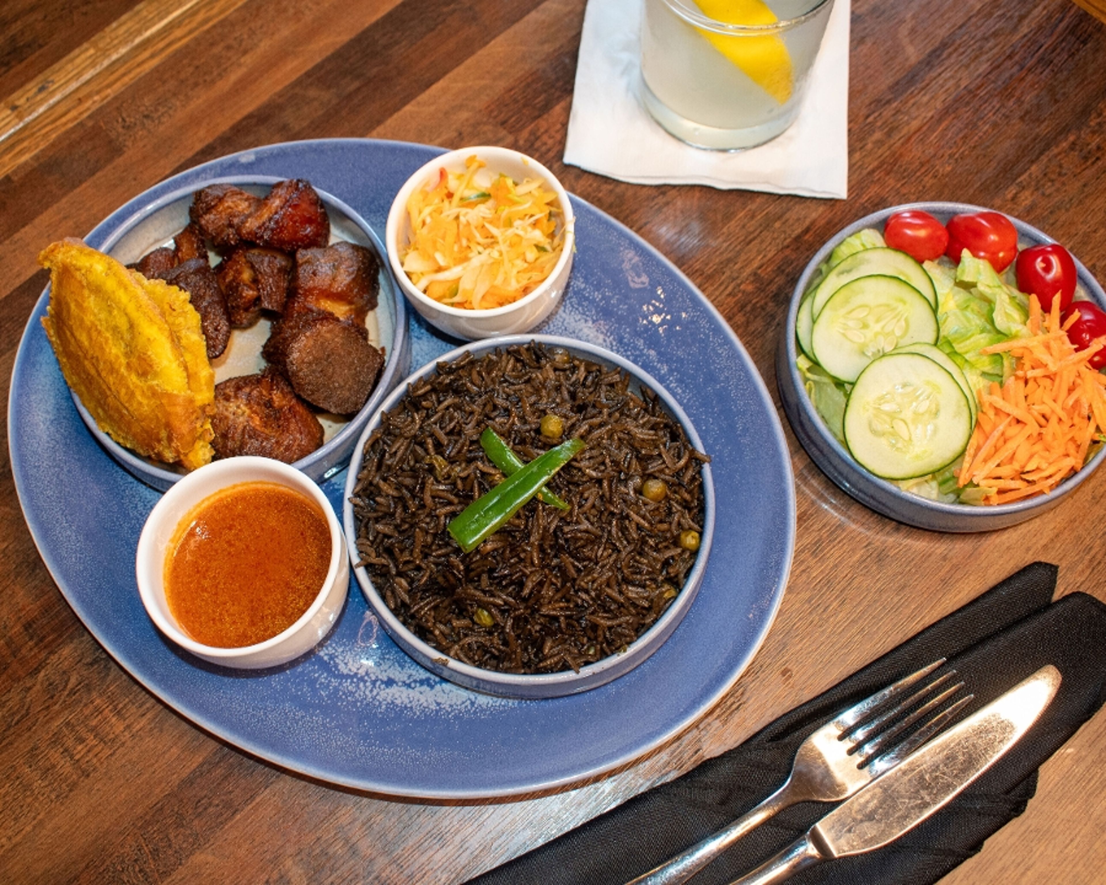 Caribbean Black Mushroom Rice ( Diri Djon Djon).