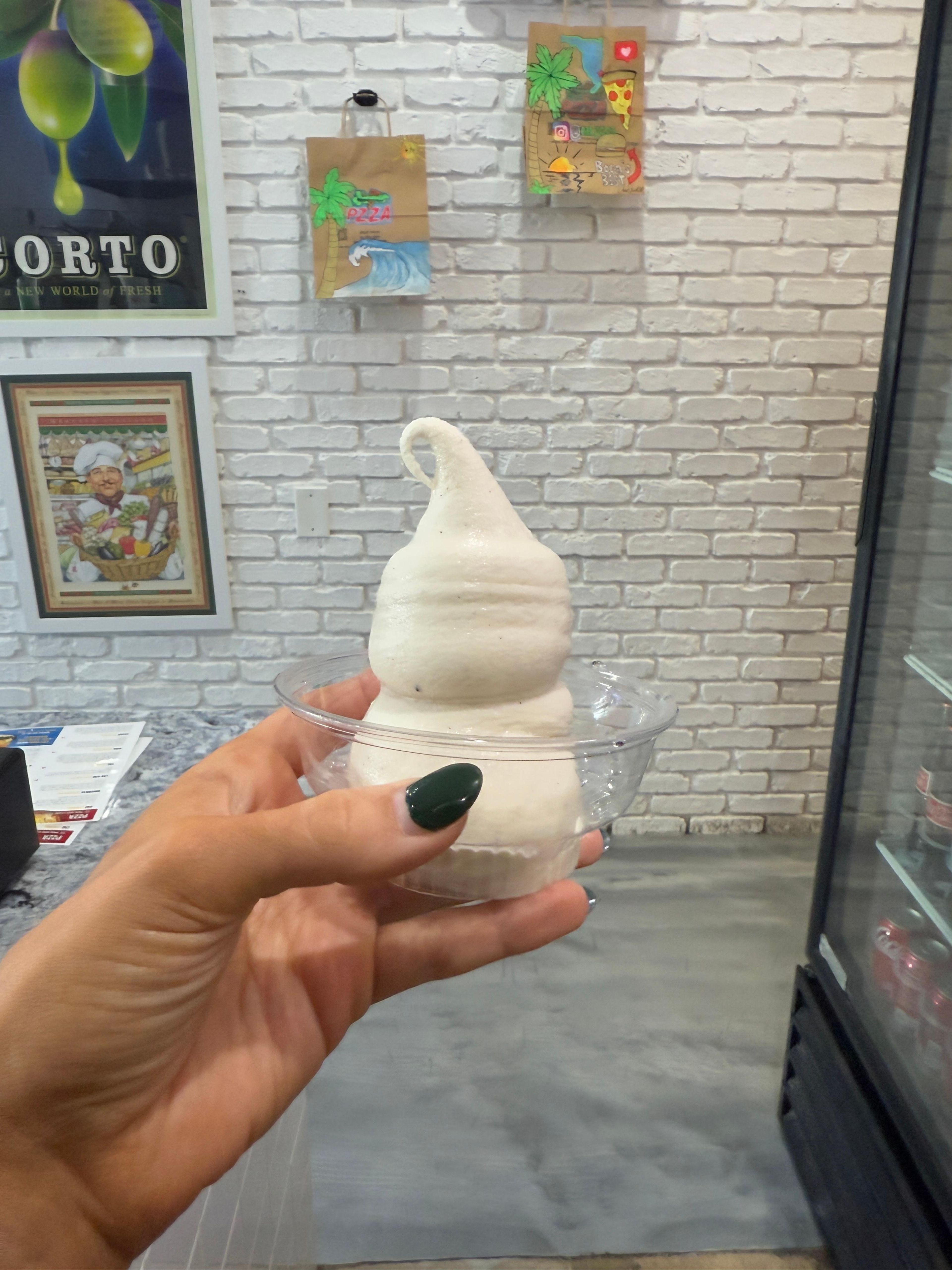 Madagascar Vanilla Soft Serve.