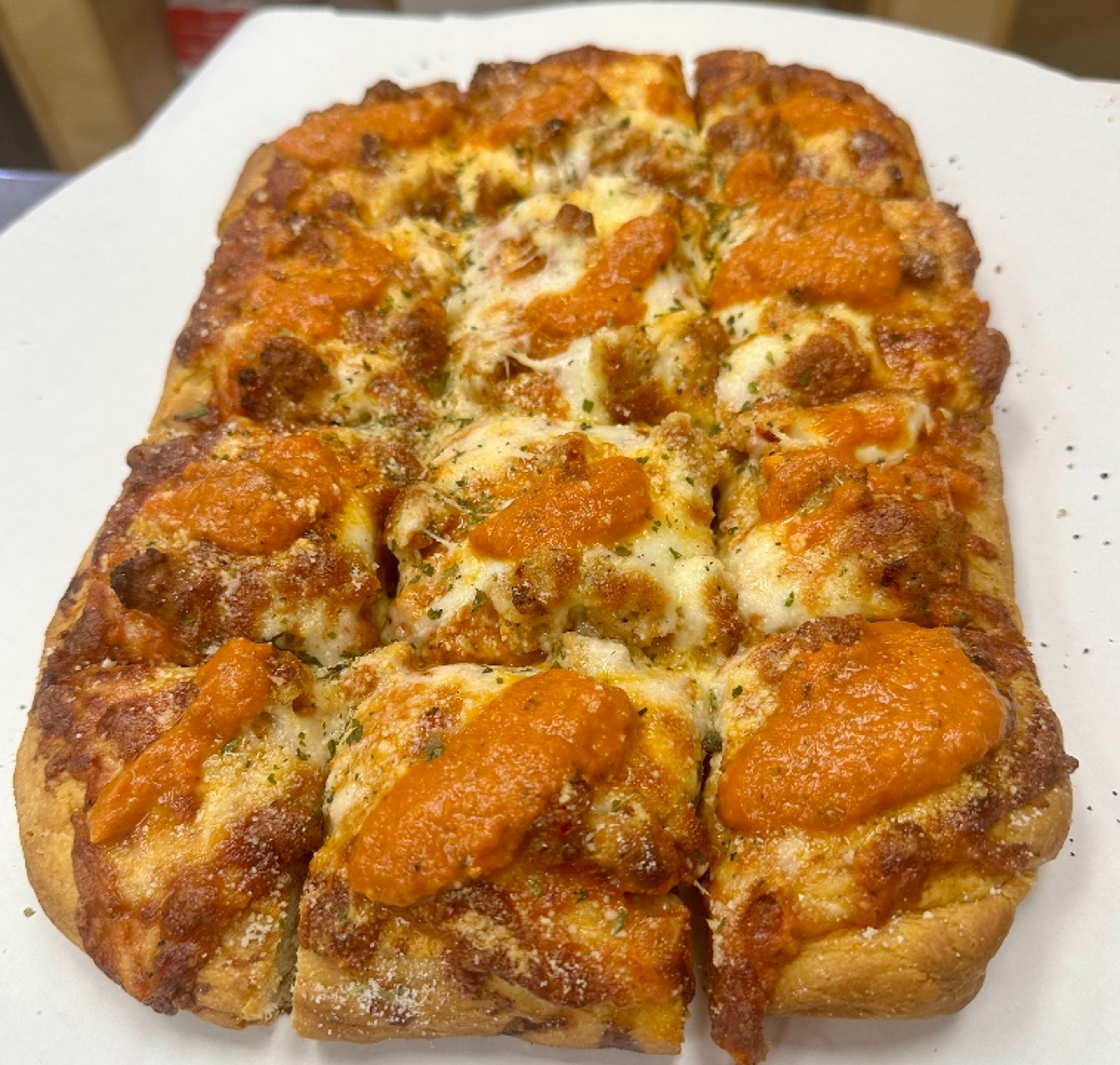 VODKA CHICKEN PARMESAN.