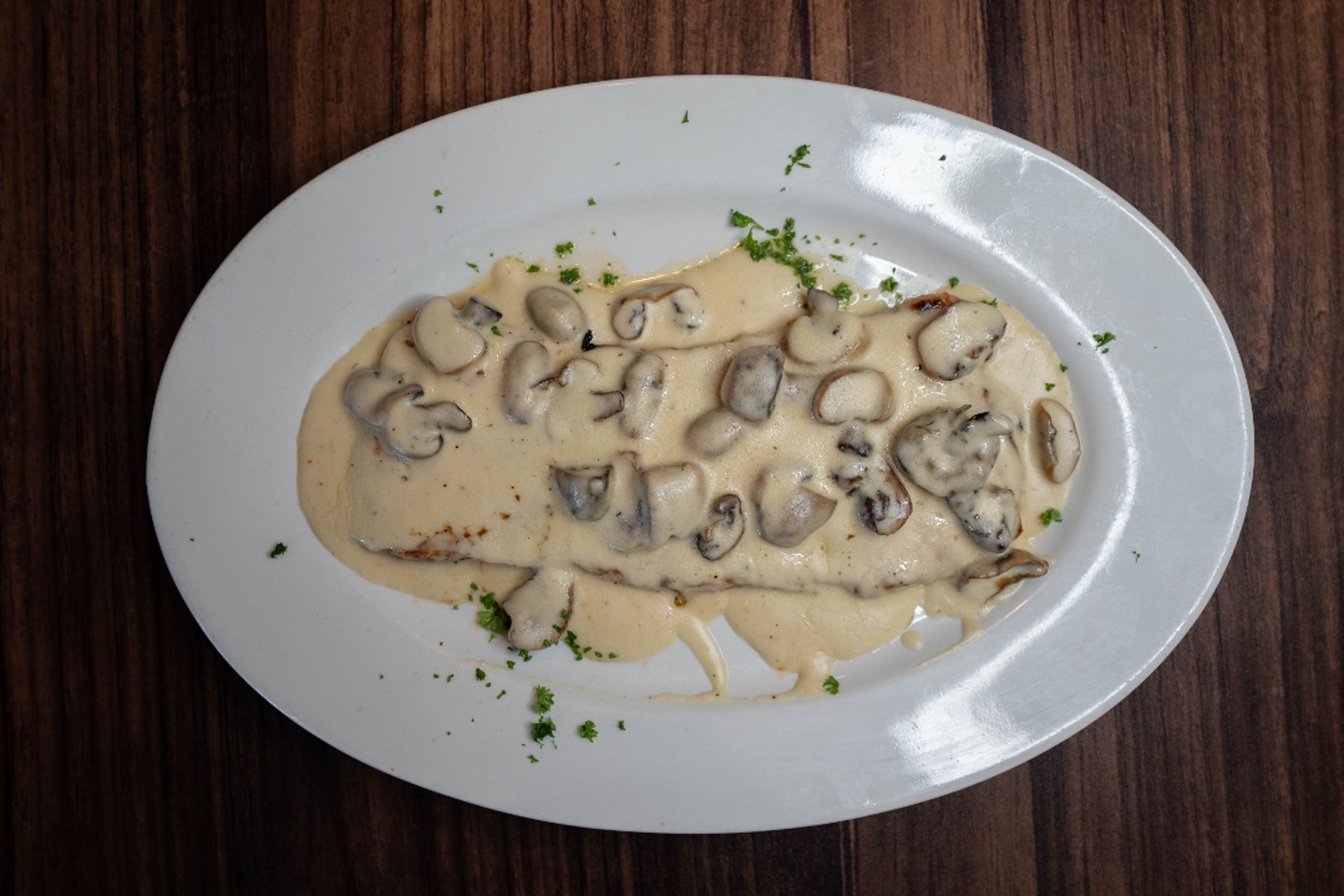 Chicken in Mushroom Sauce.