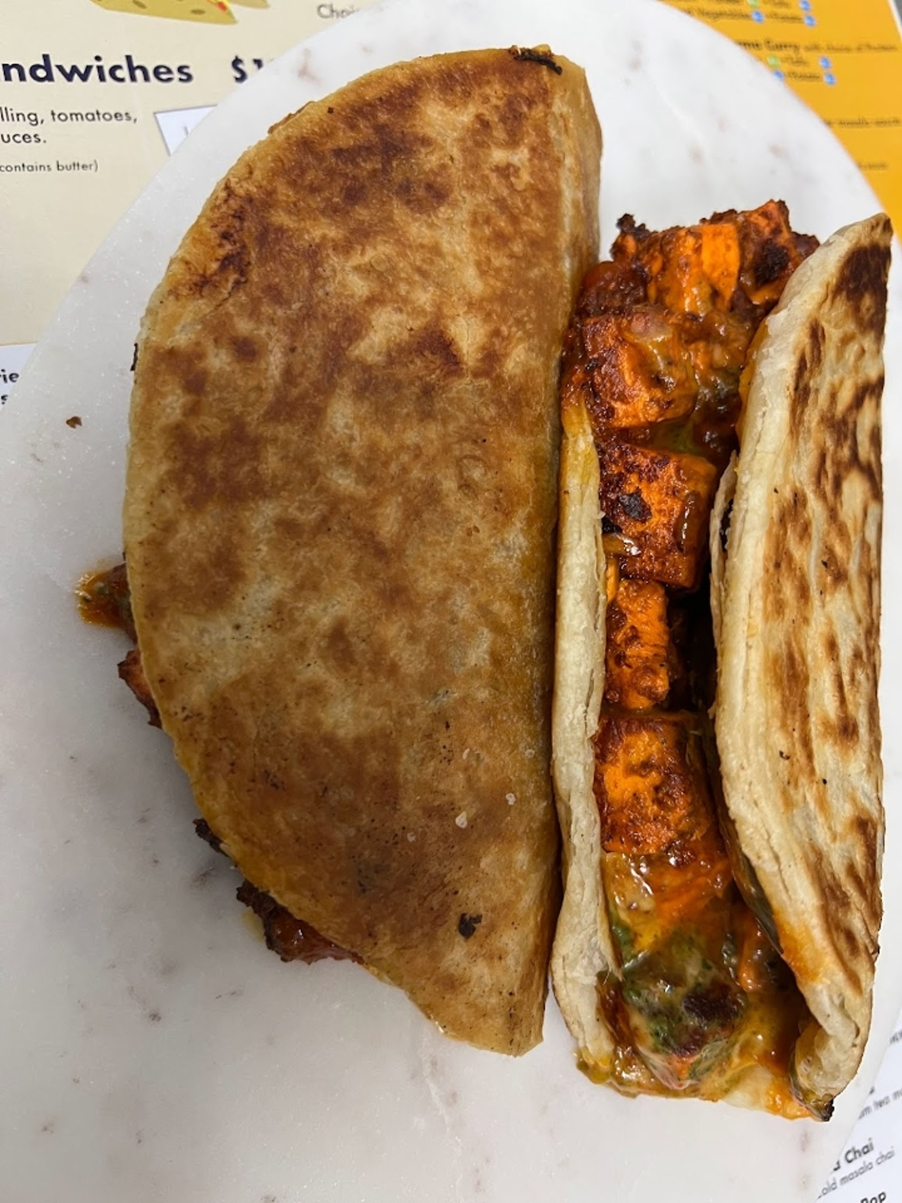 Pav Bhaji Parathadilla.