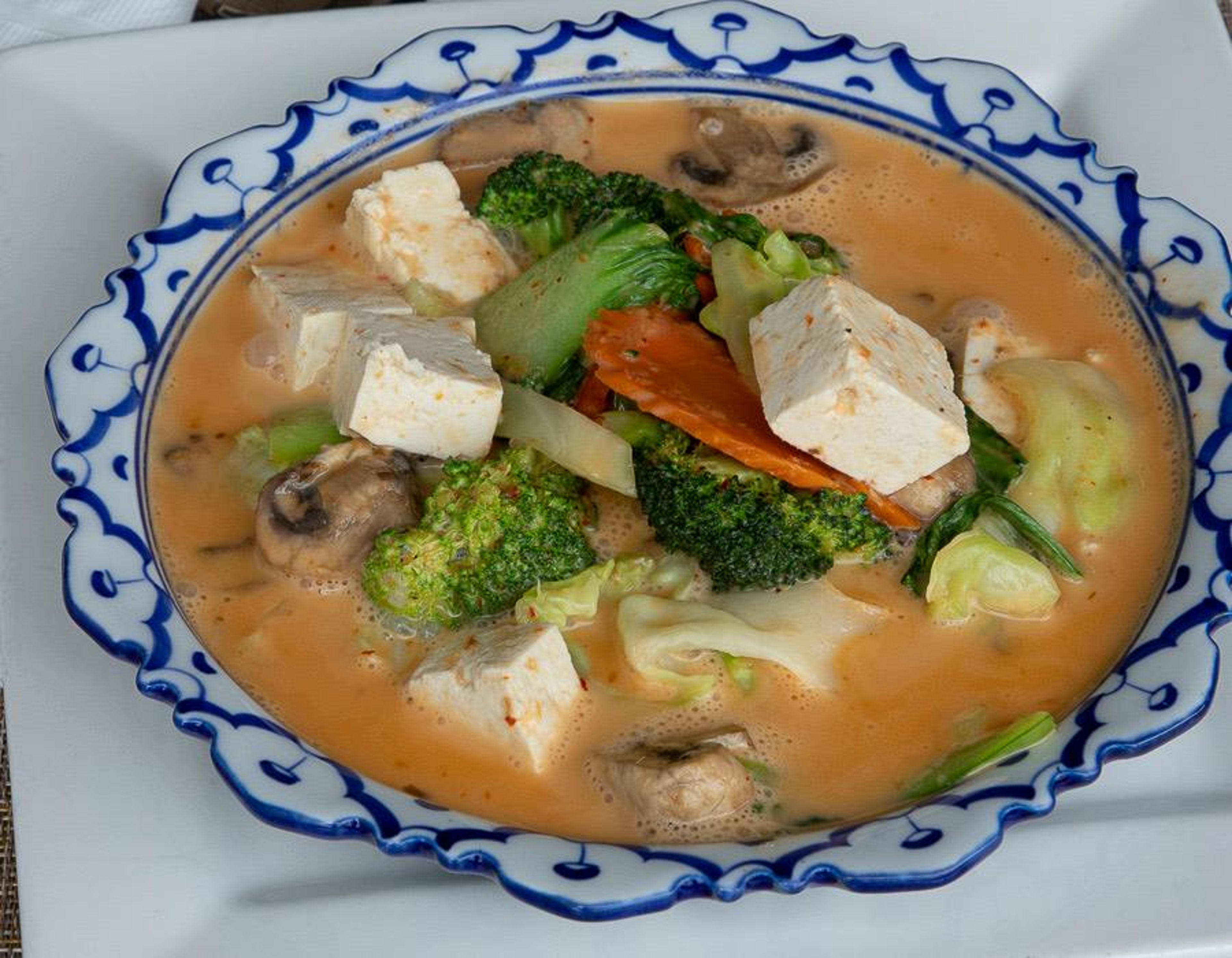 Vegetable and Tofu Curry.