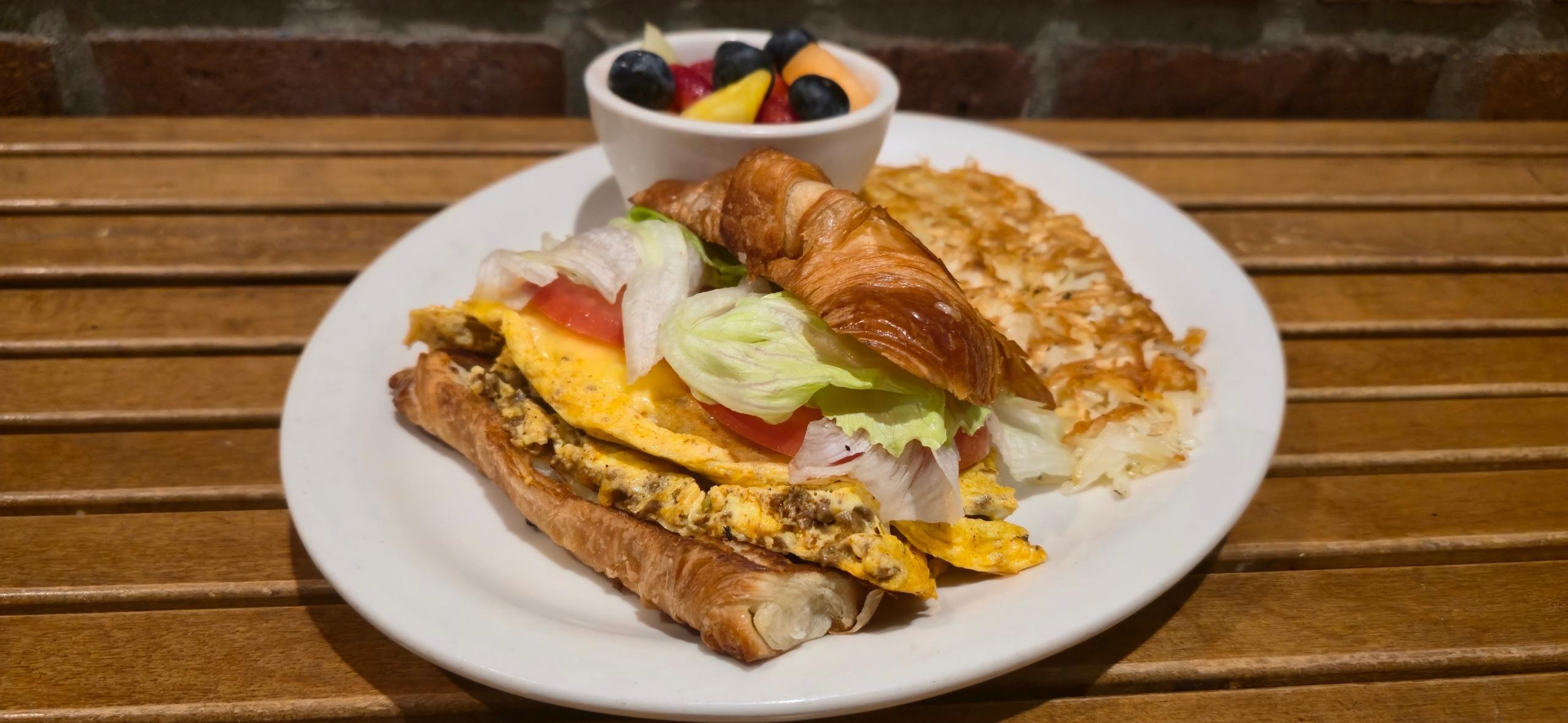 Chorizo Breakfast Sandwich.