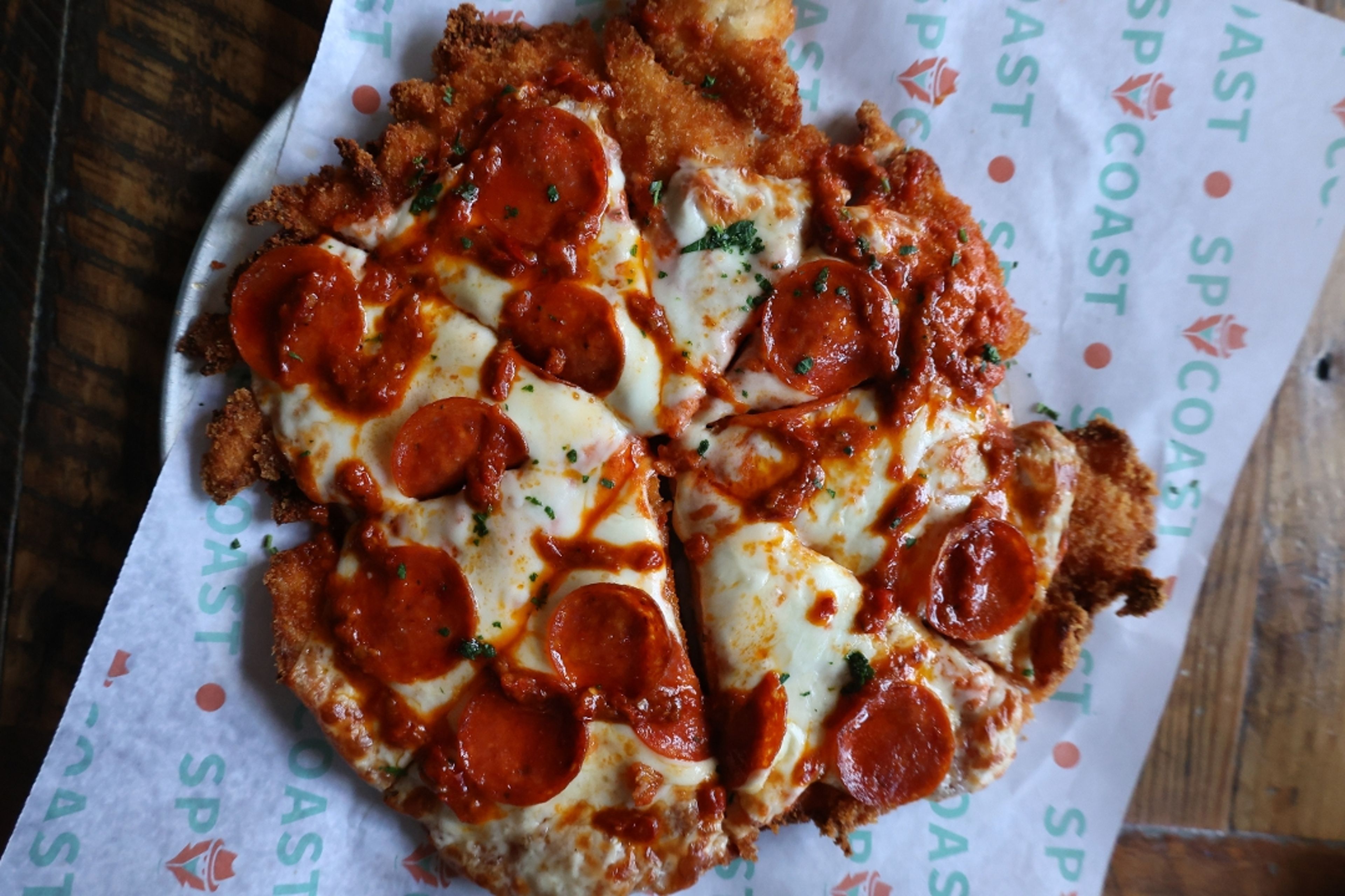 Hot Chili Chicken Pizza.