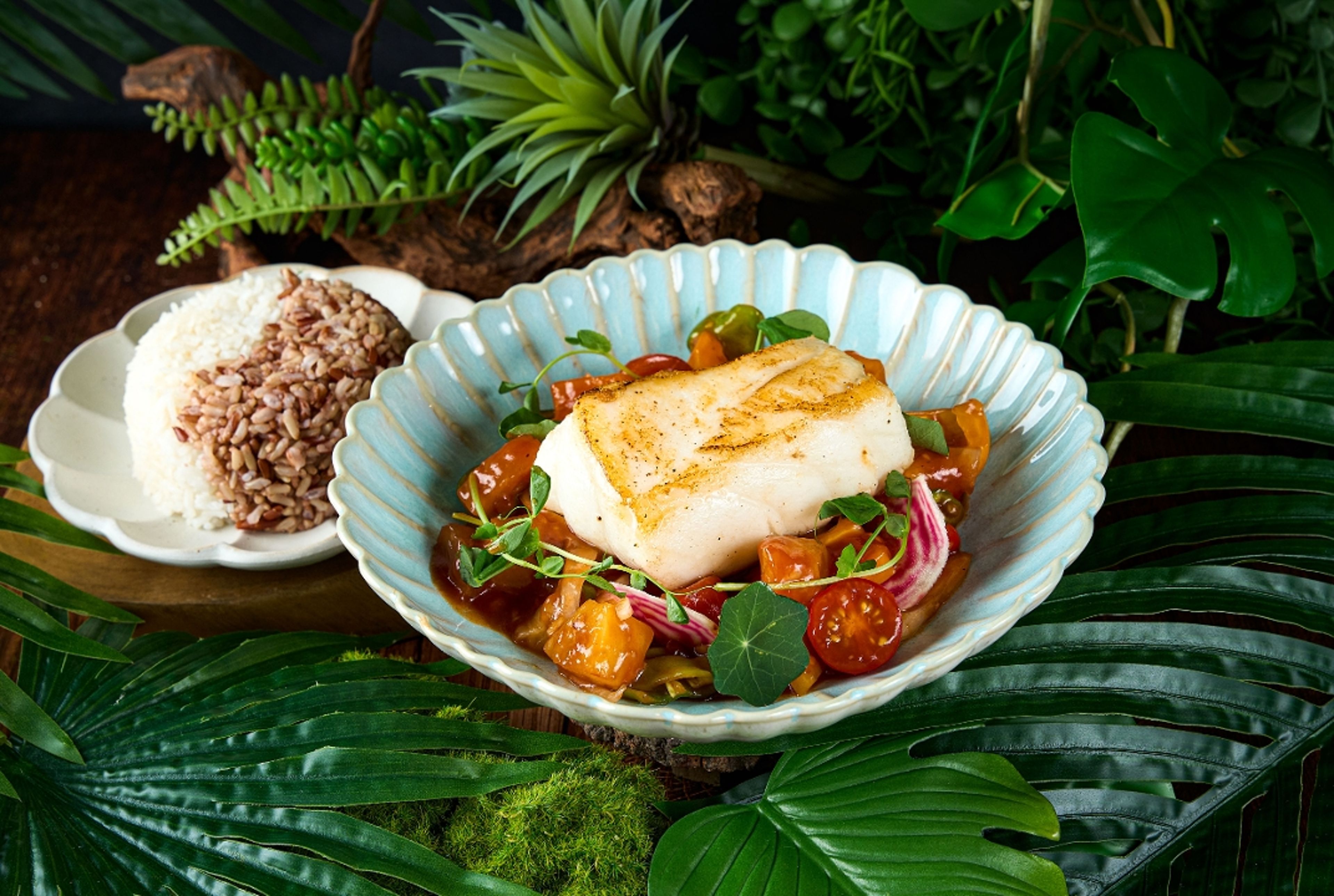 Seared Sea Bass Sweet And Sour Sauce S 6 Serving.