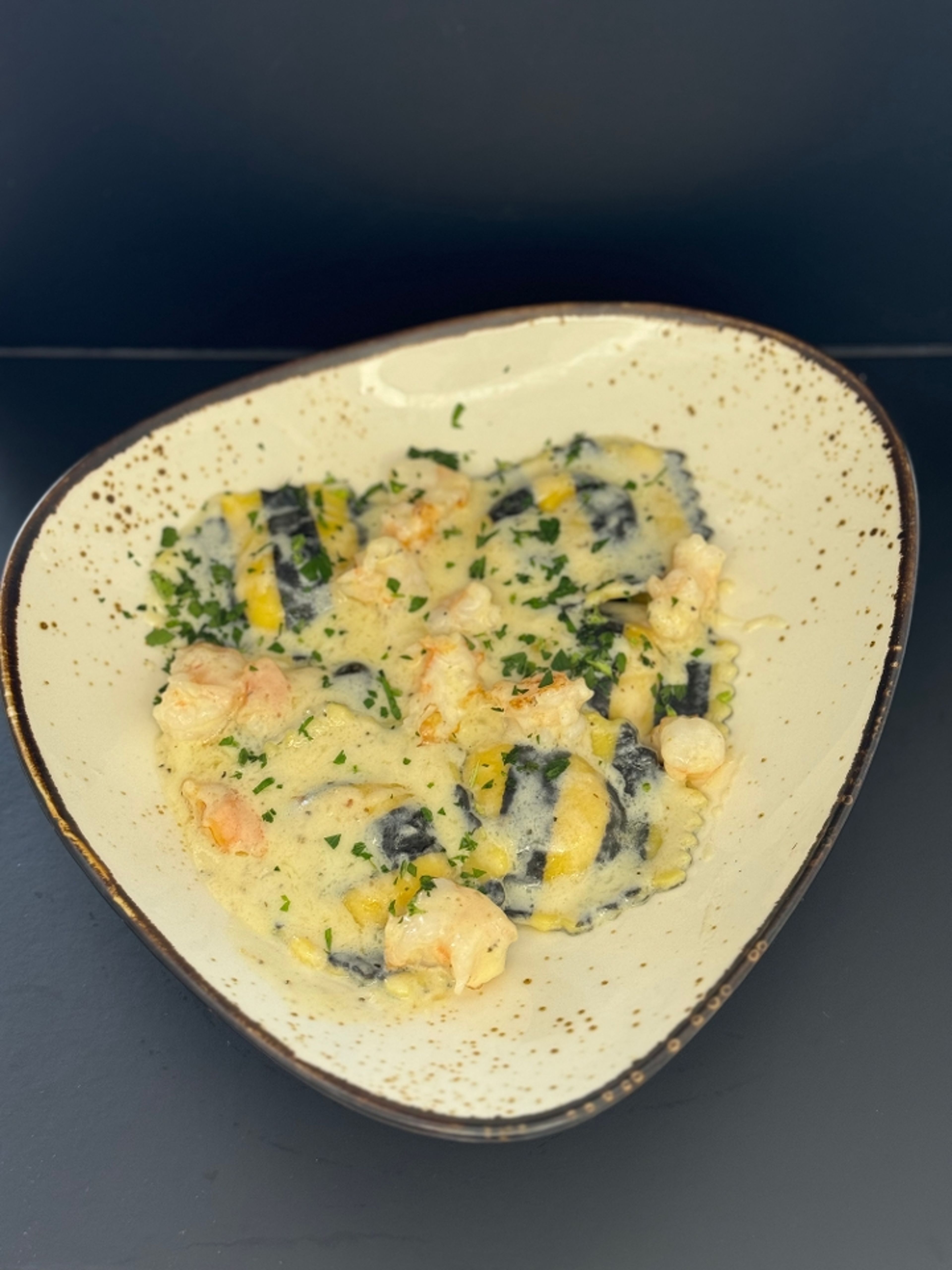Lobster Raviolis.