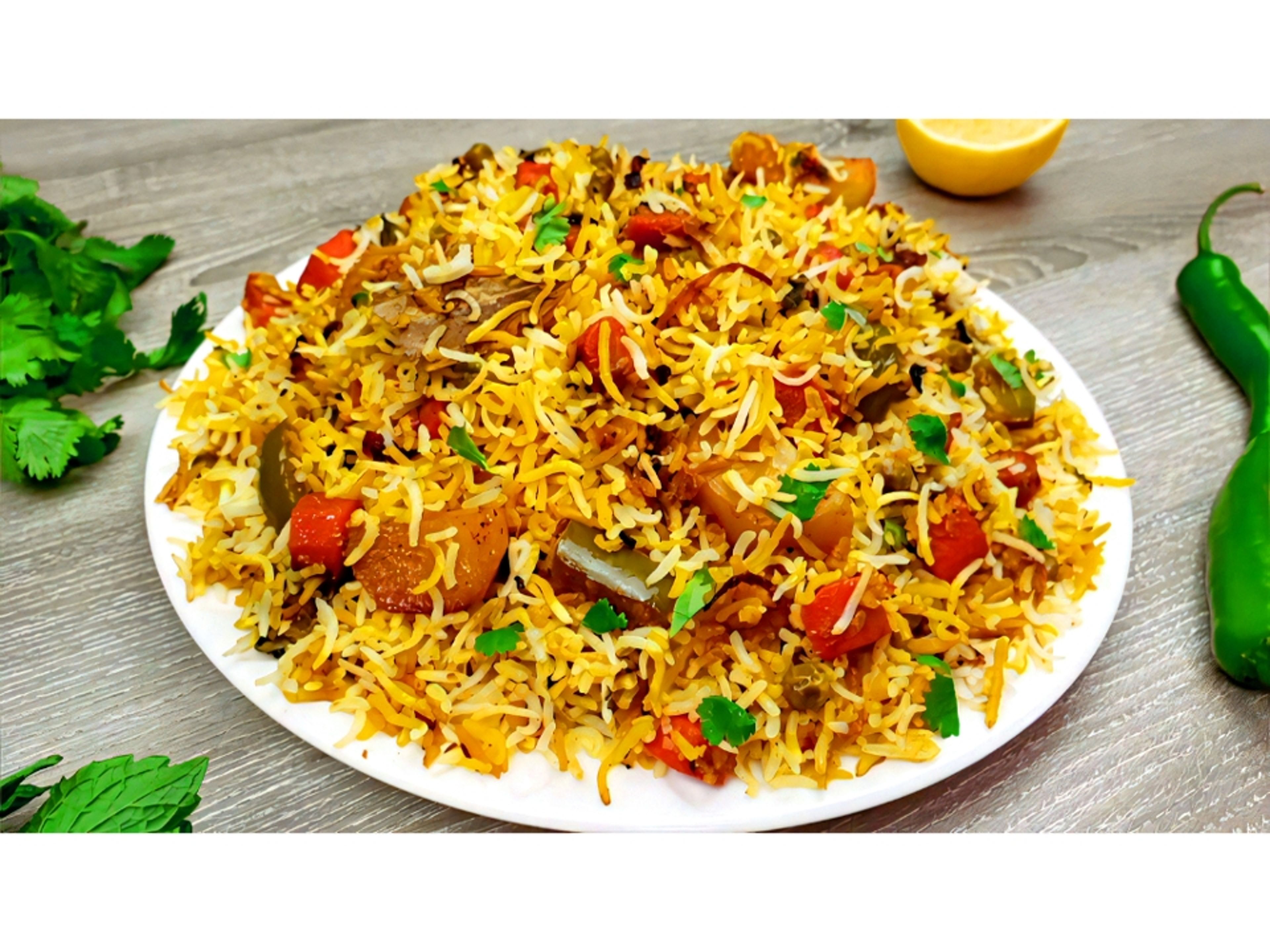Kid's Vegetable Biryani.