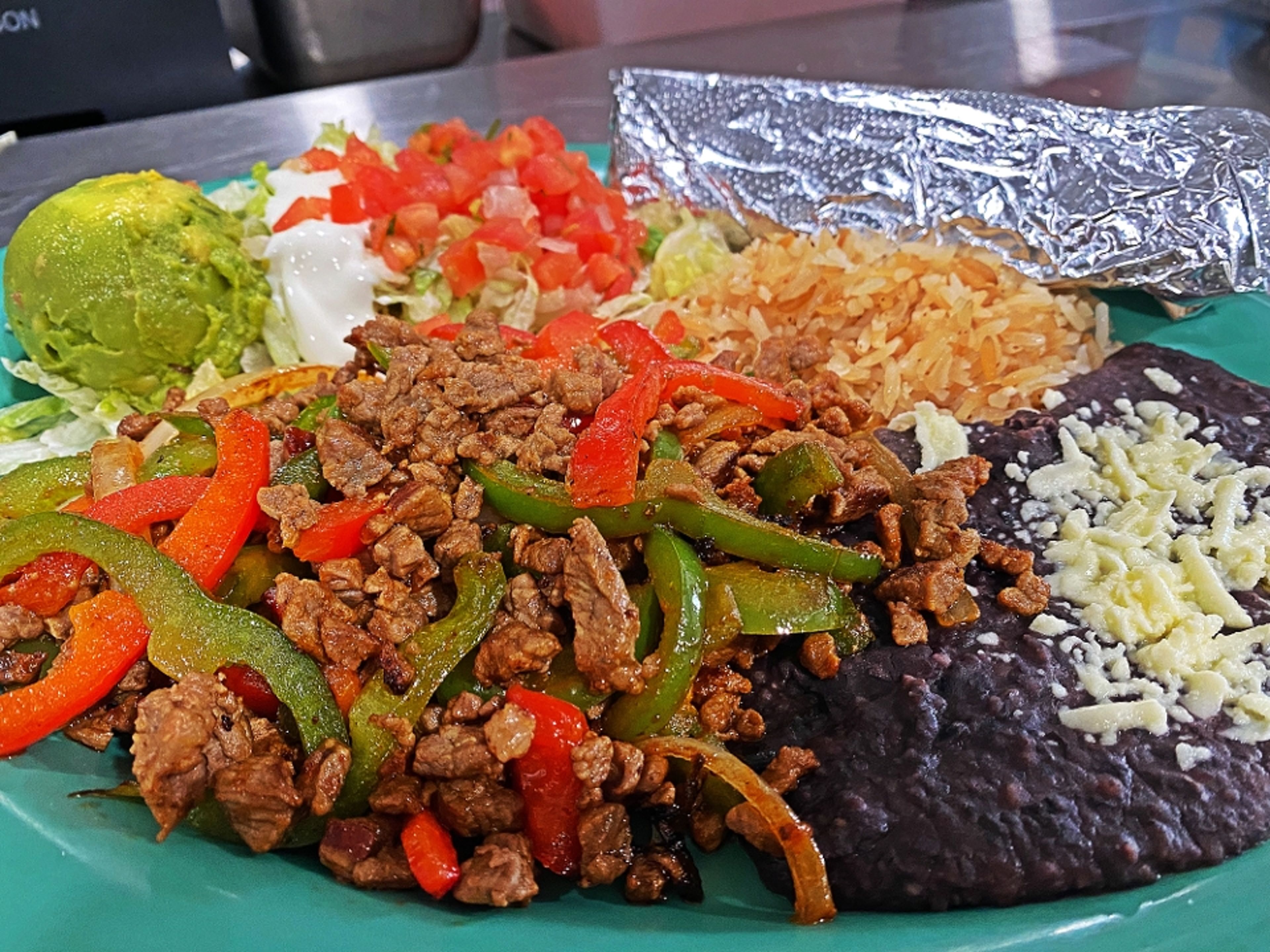 Steak Fajitas.