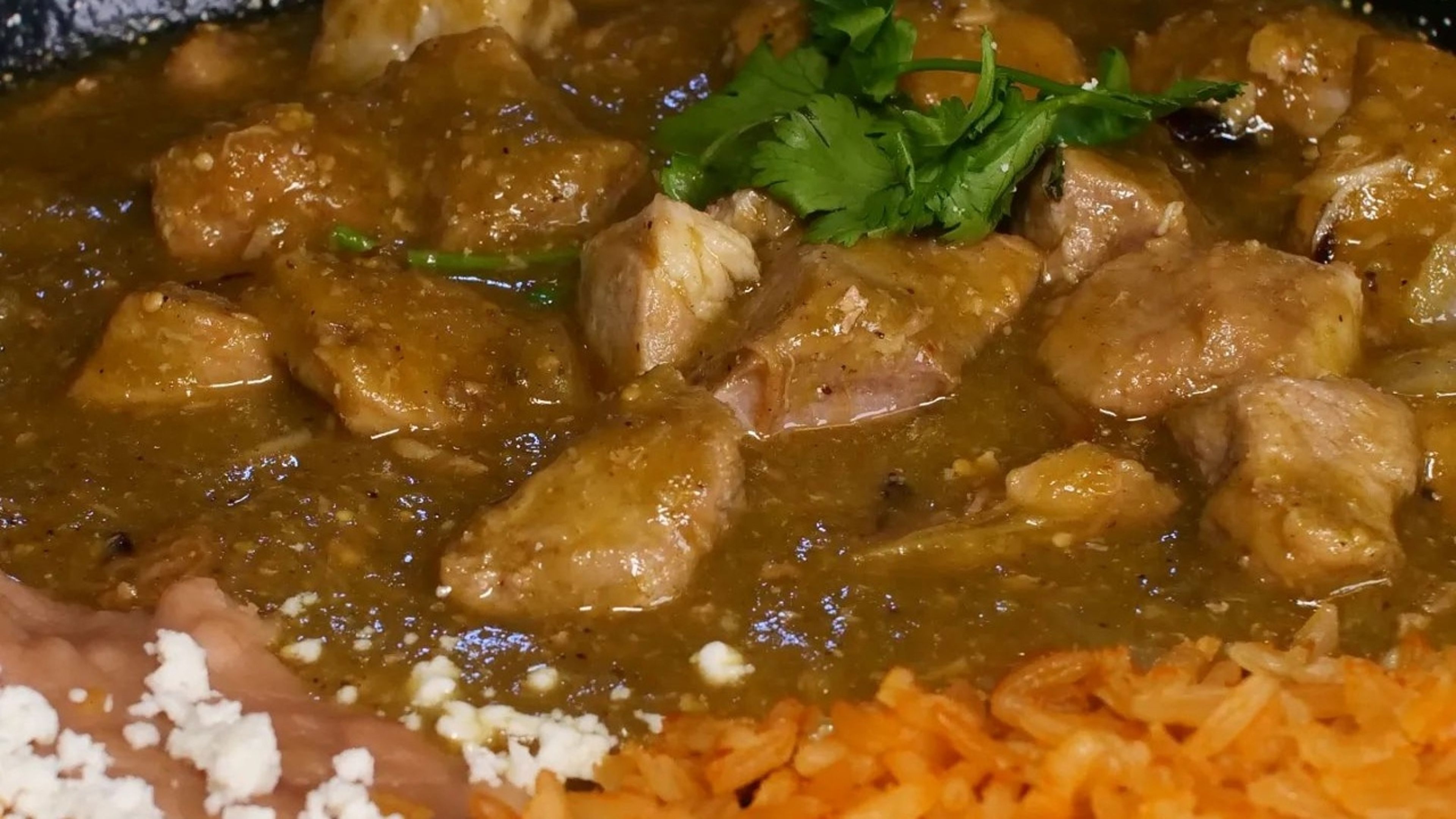 Chile Verde Plate.