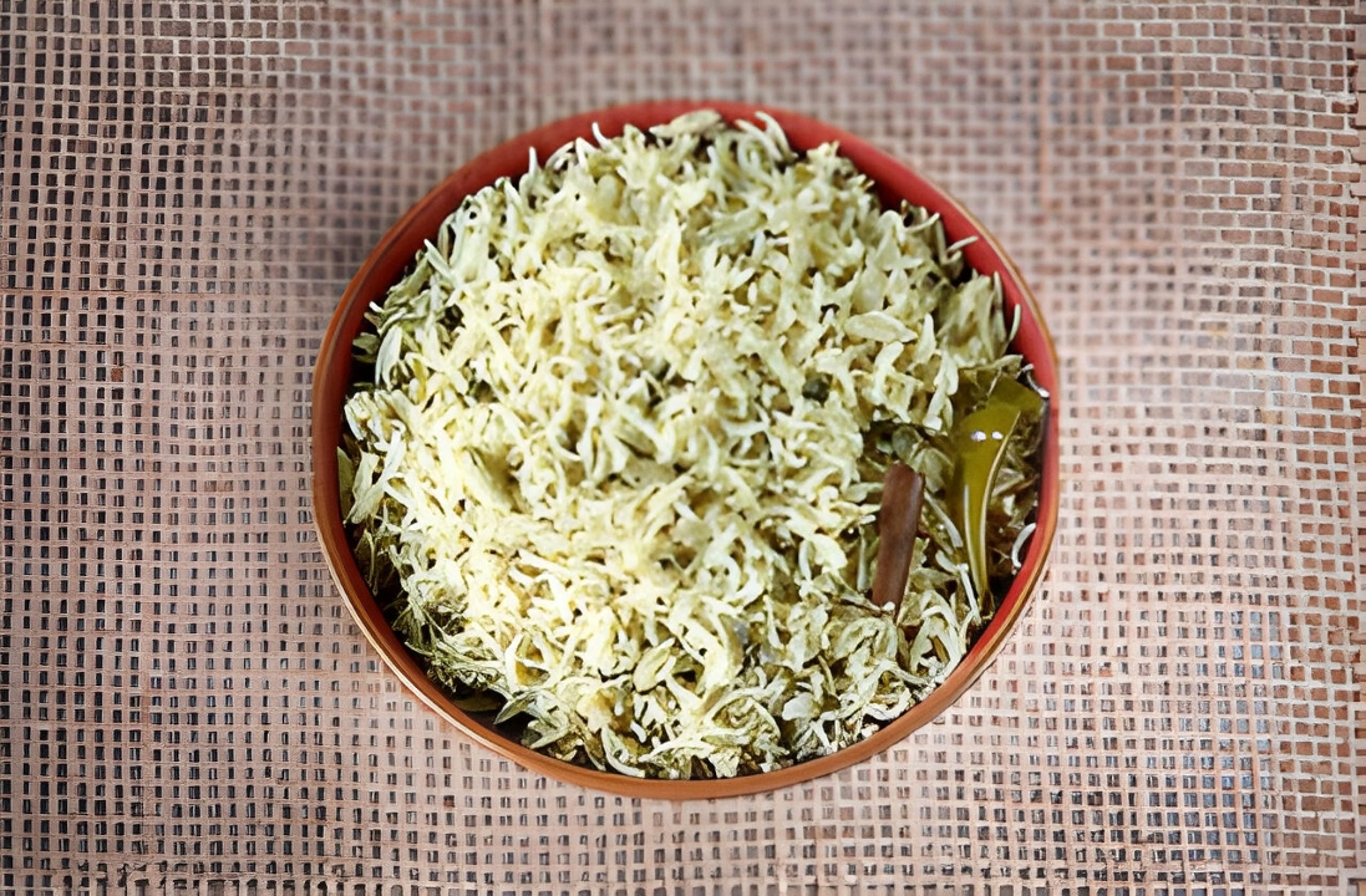 Hariyali Paneer Pulav.