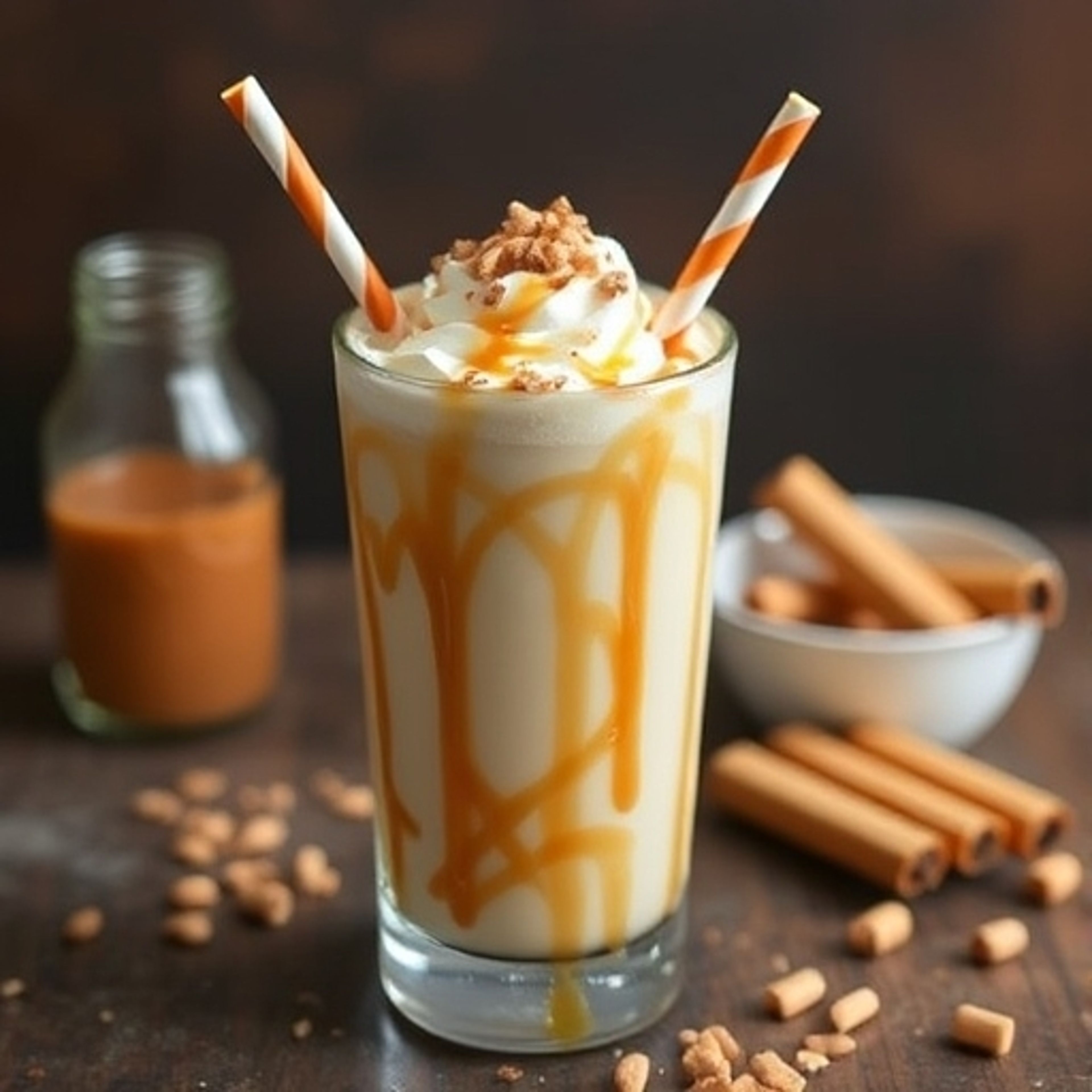Salted Caramel Milkshake.