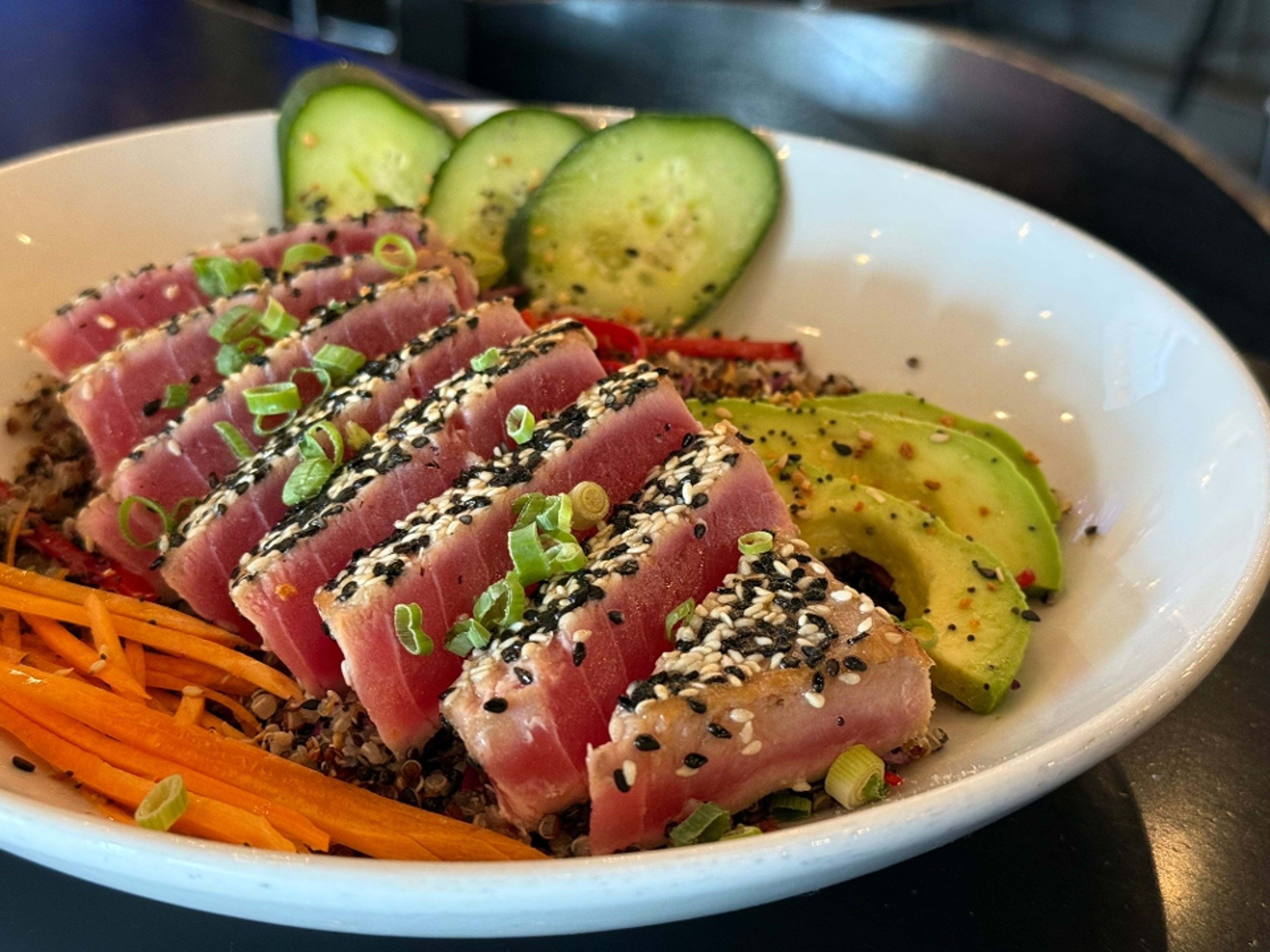 Ahi Tuna Bowl.