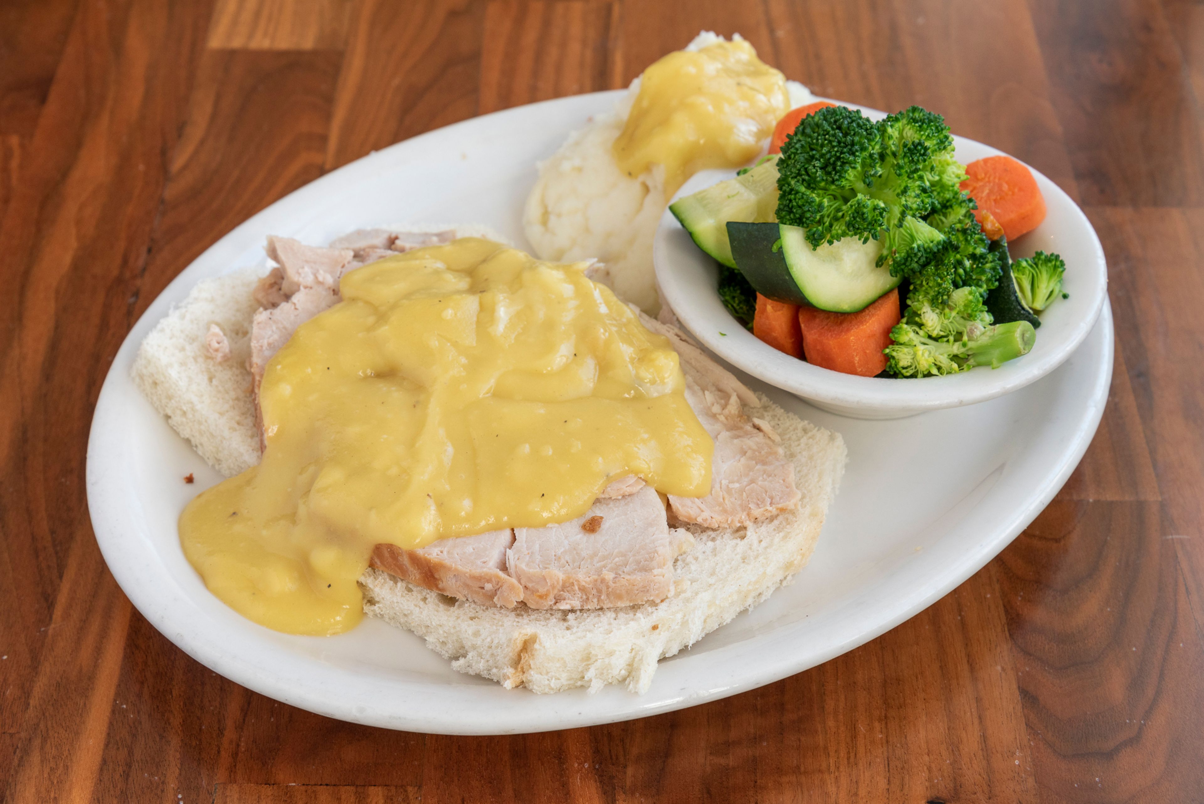 Hot Turkey Sandwich.