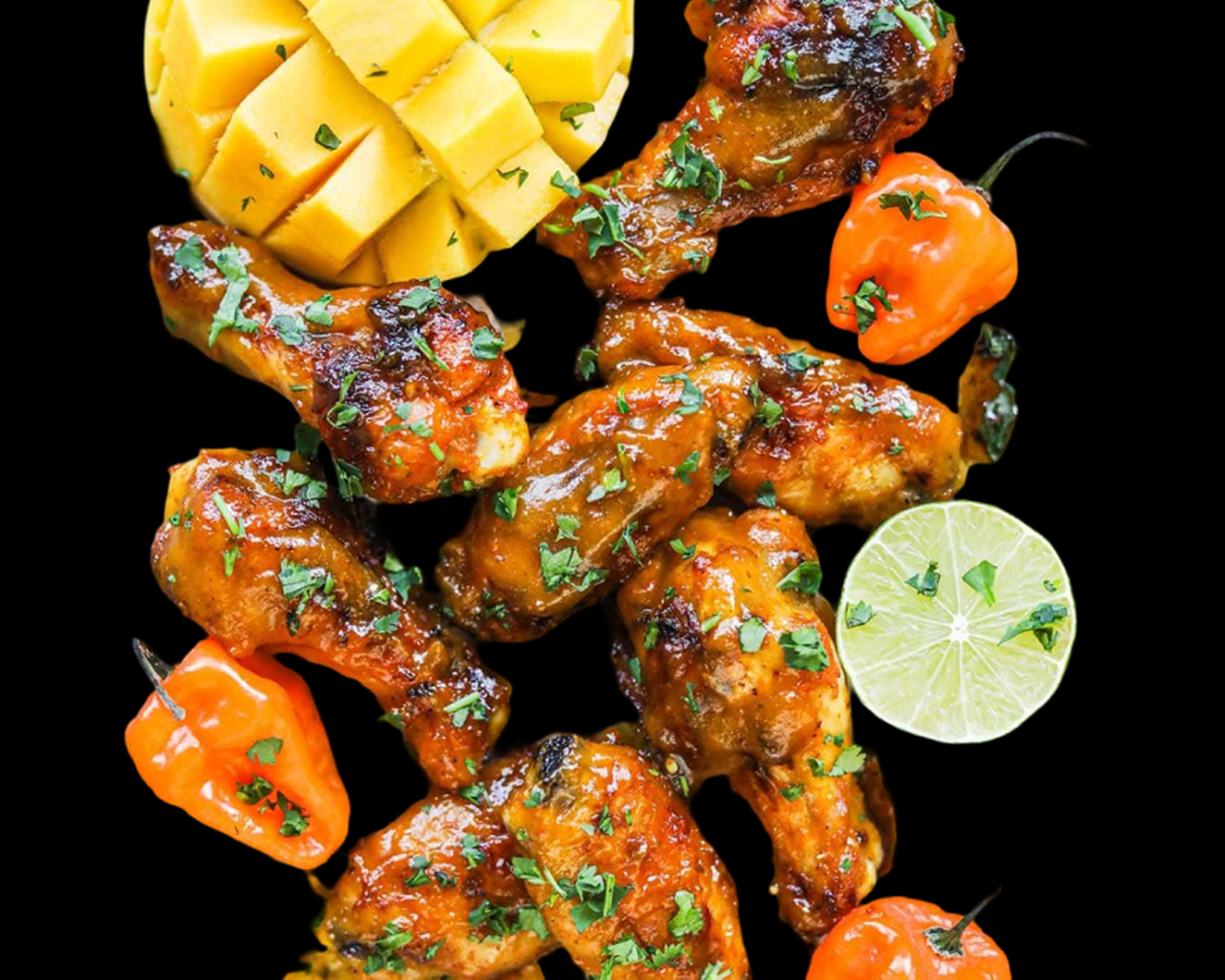 🌶️ Mango Habanero Wings.