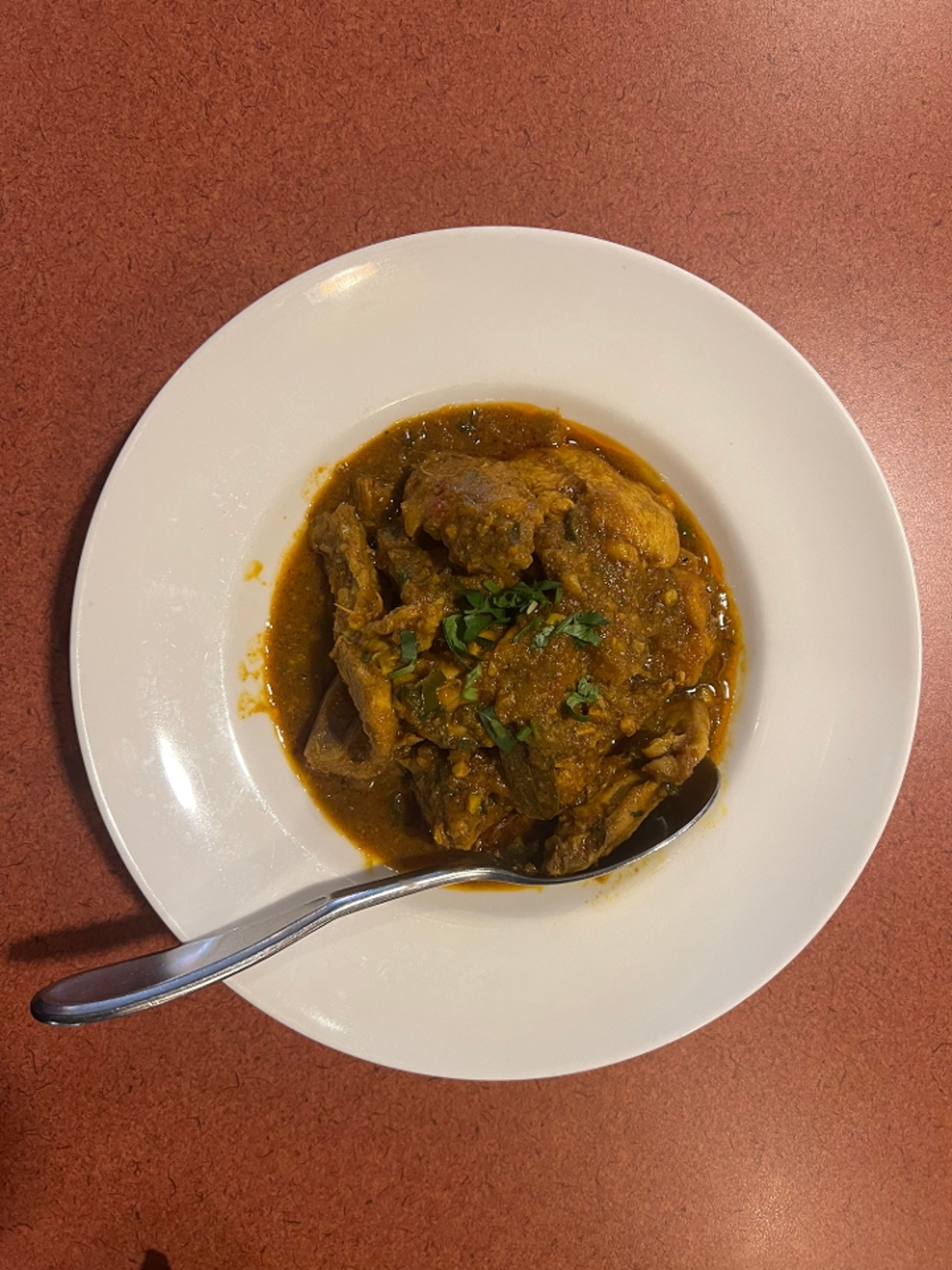 Bone-In Chicken Curry.