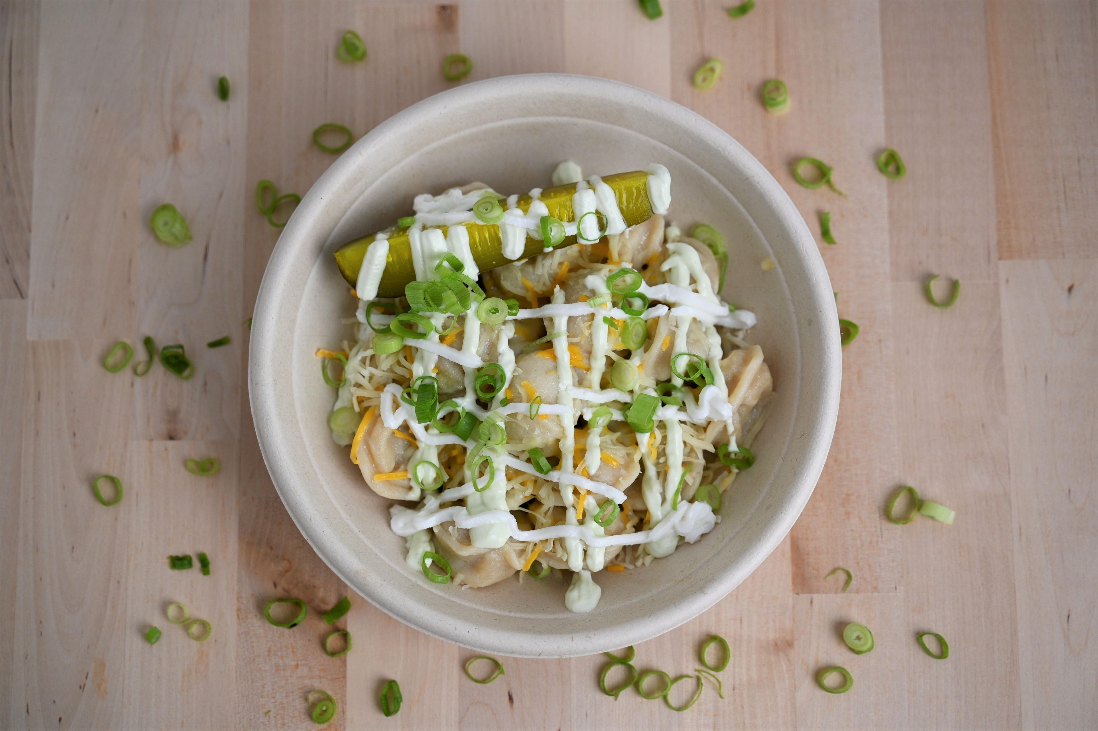 Zesty Garlic Dumpling Bowl.