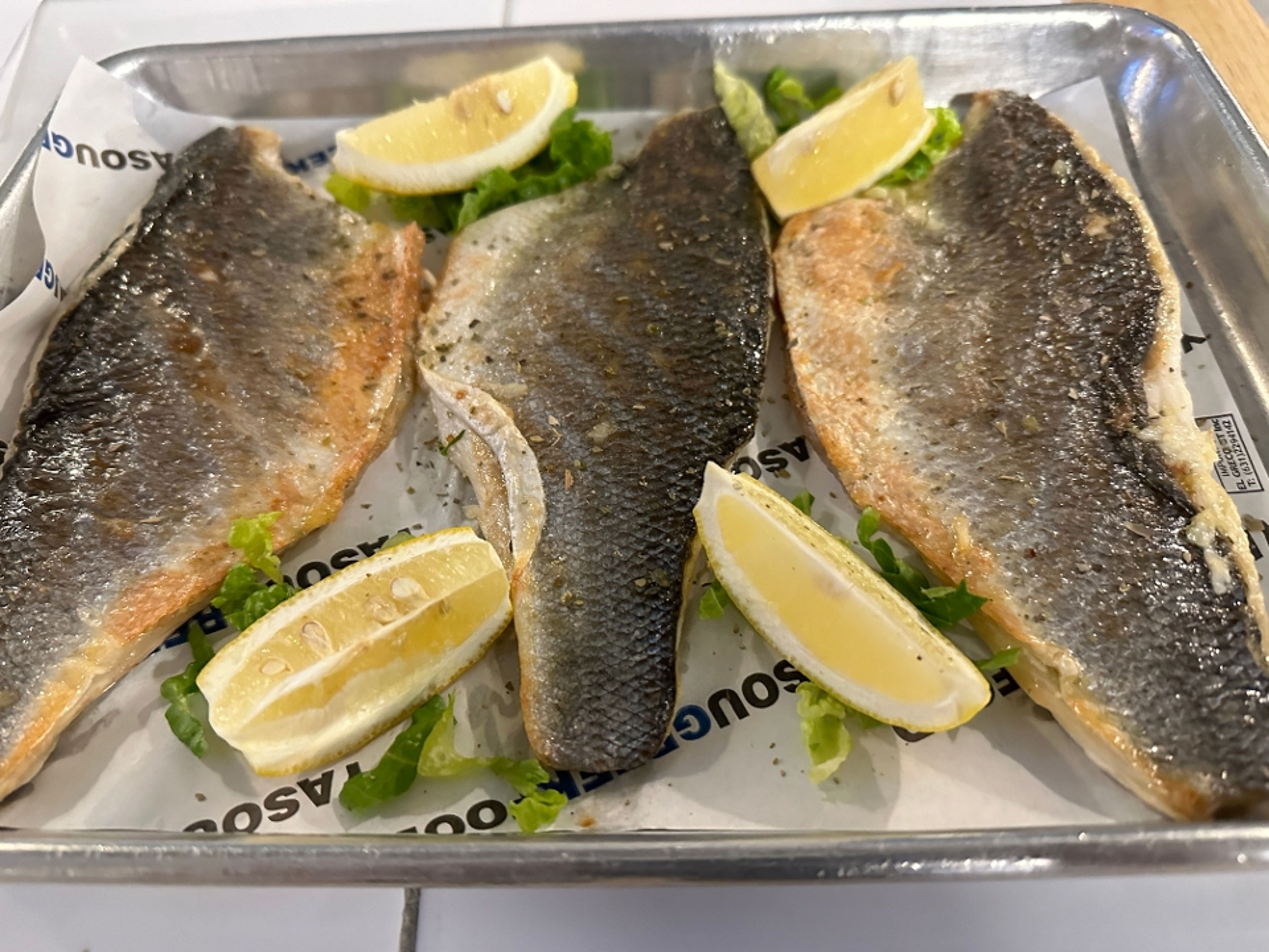 Sea Bass fillet skin on boneless.