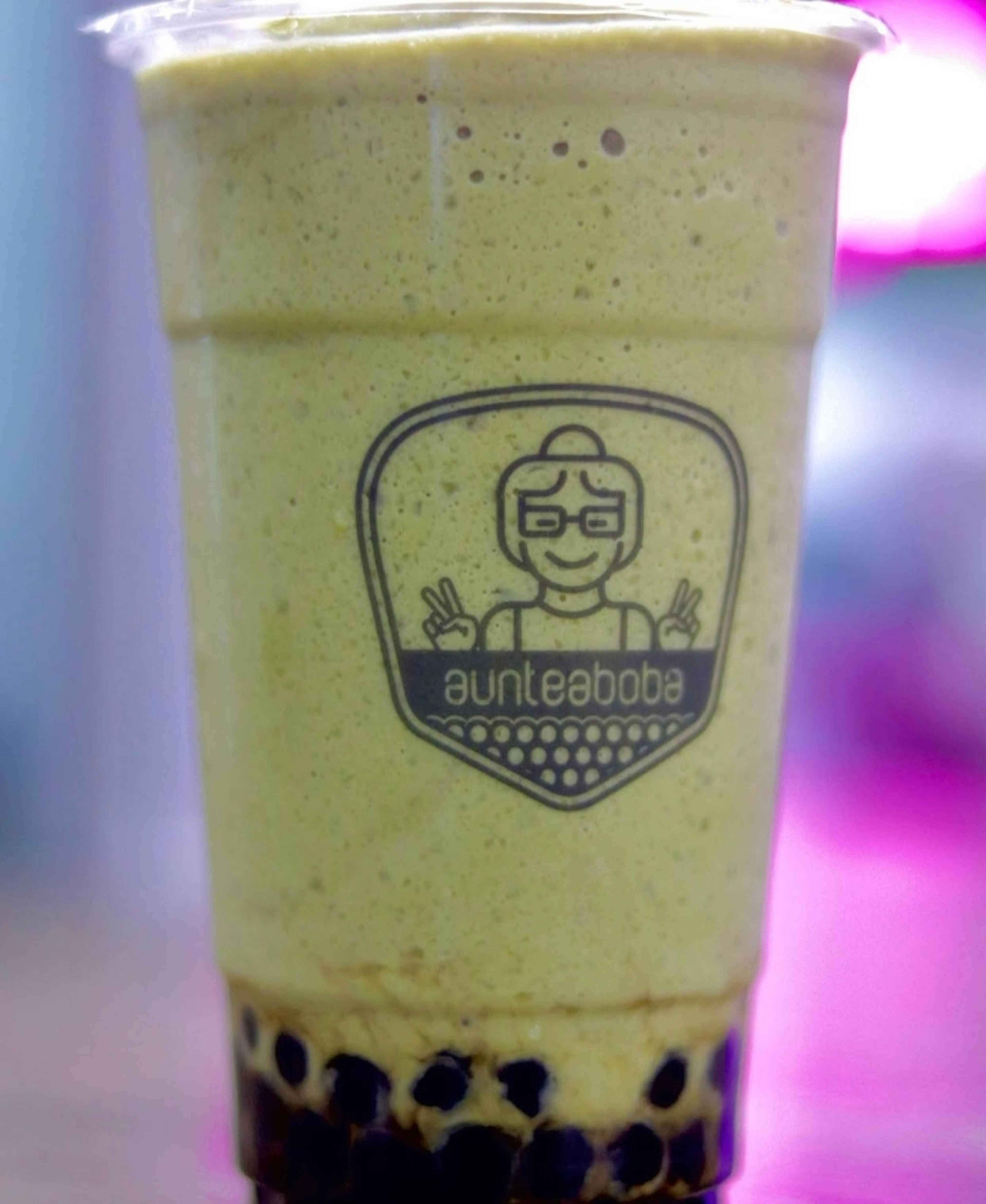 Matcha Milk Smoothie.