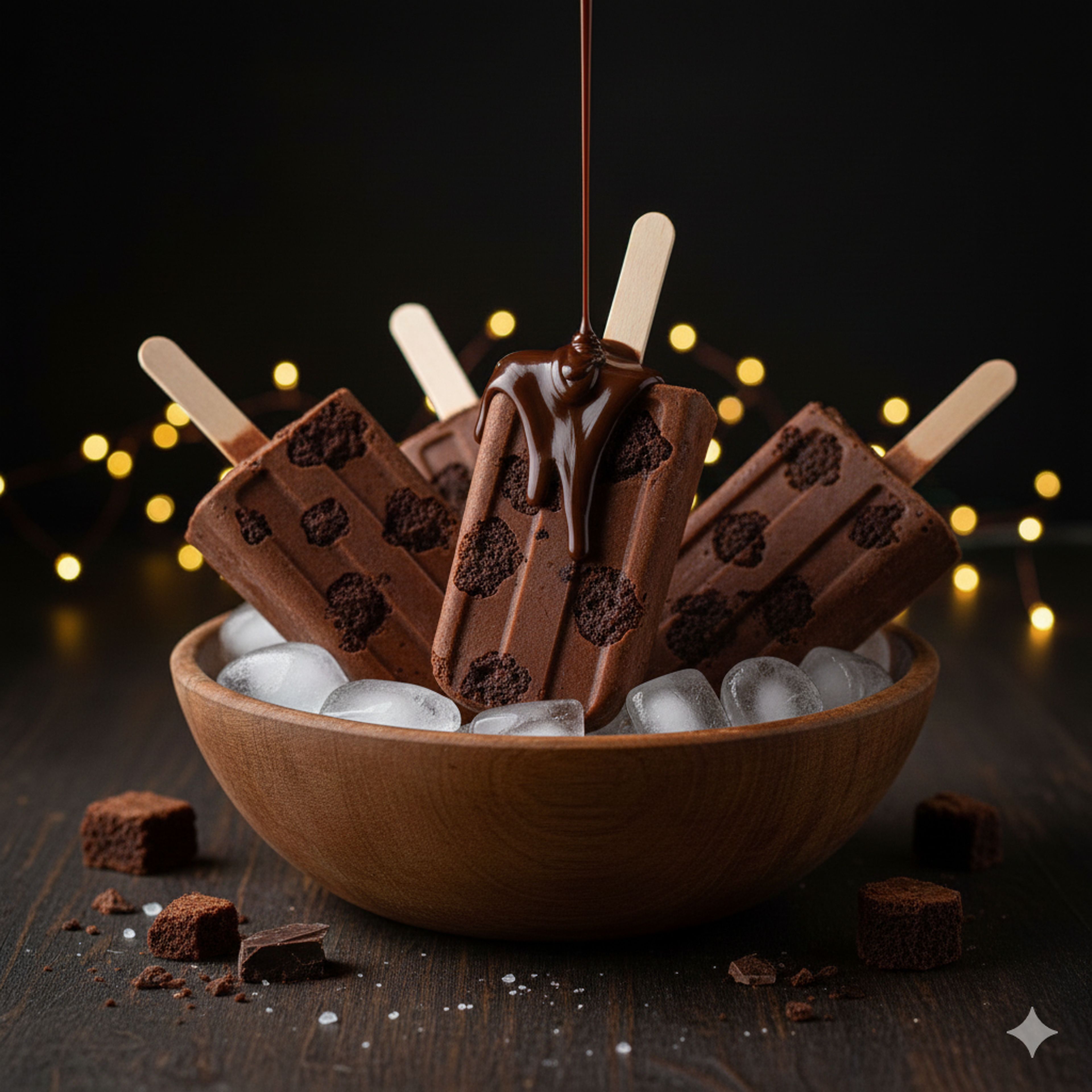 Paleta Chocolate y Brownie.