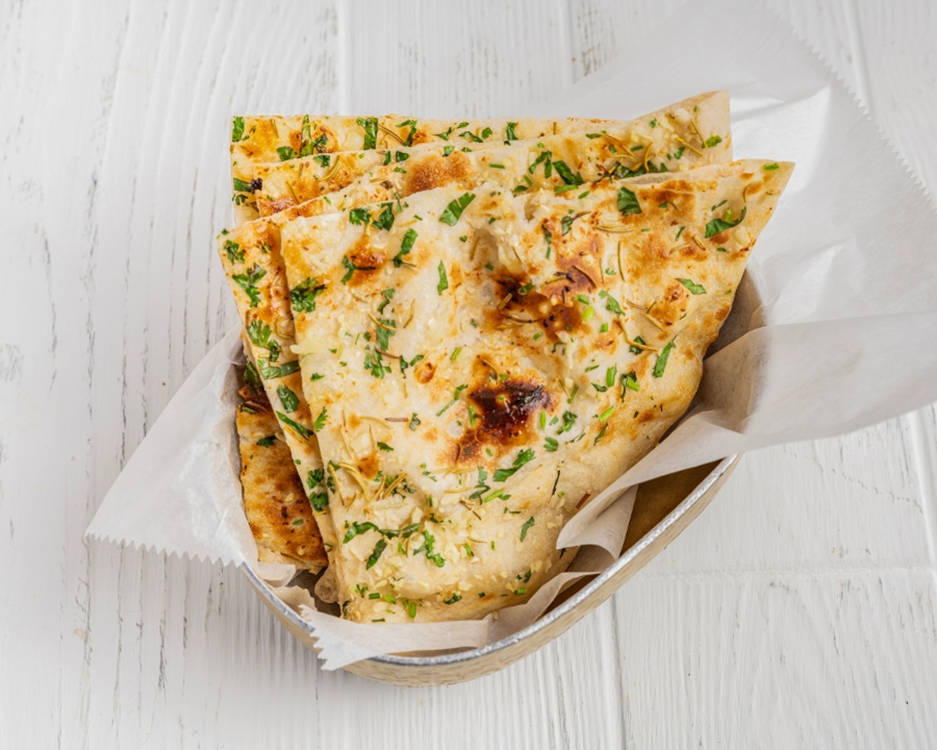 Garlic Rosemary Naan.