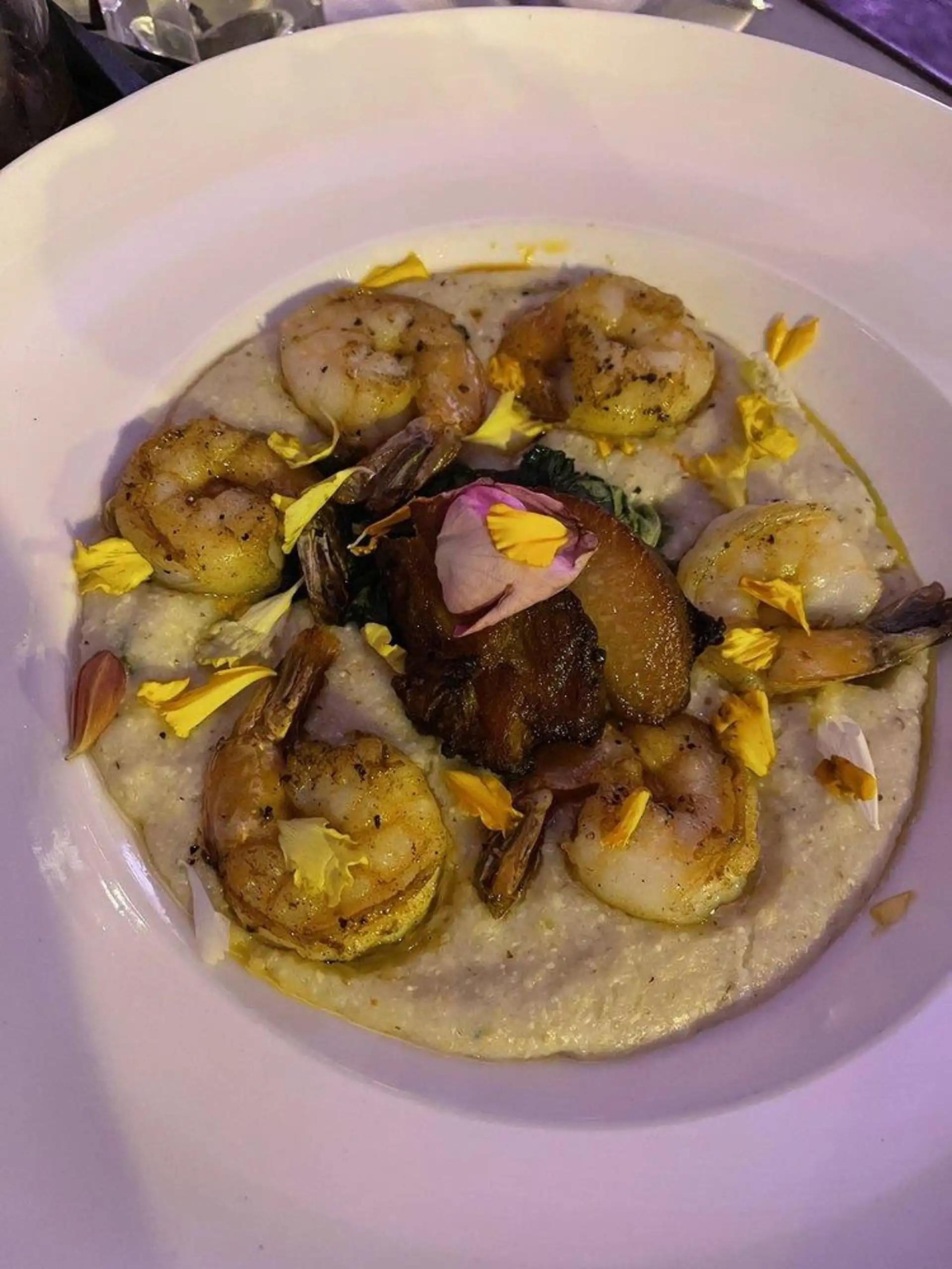 Shrimp and Grits w./ Pork (Dinner).