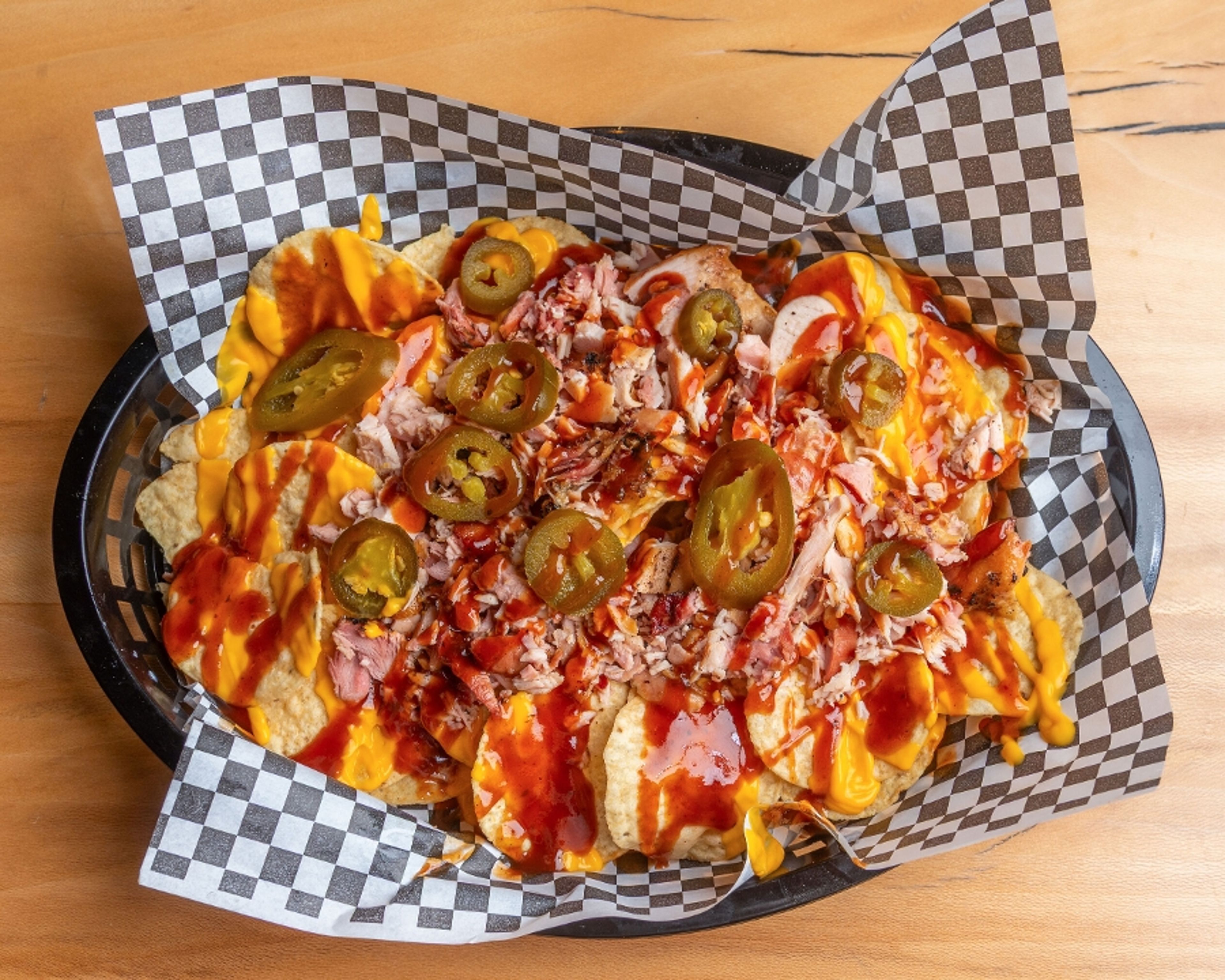 Pulled Pork Nachos.