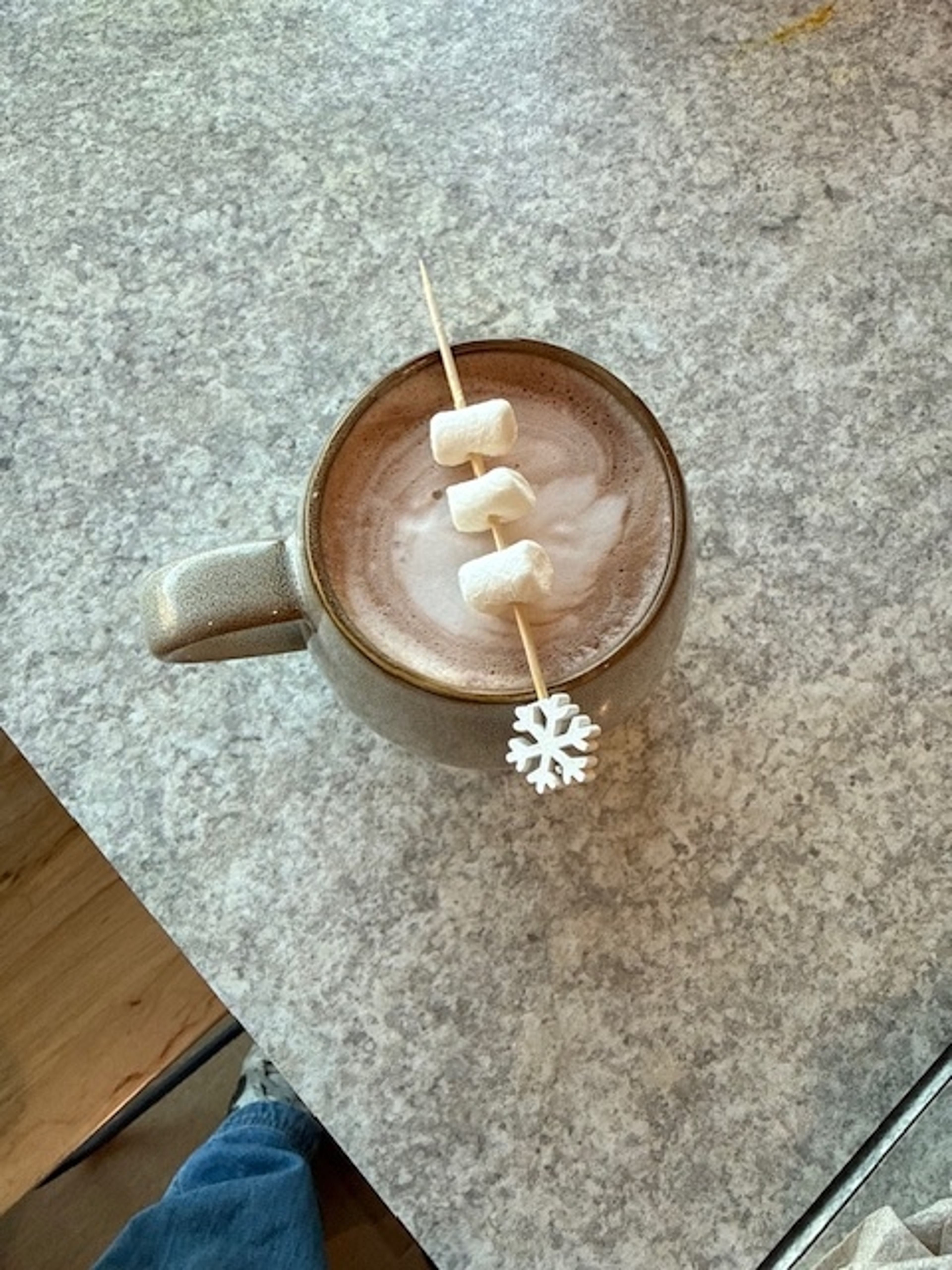 Hot Cocoa with Mini Marshmallows.