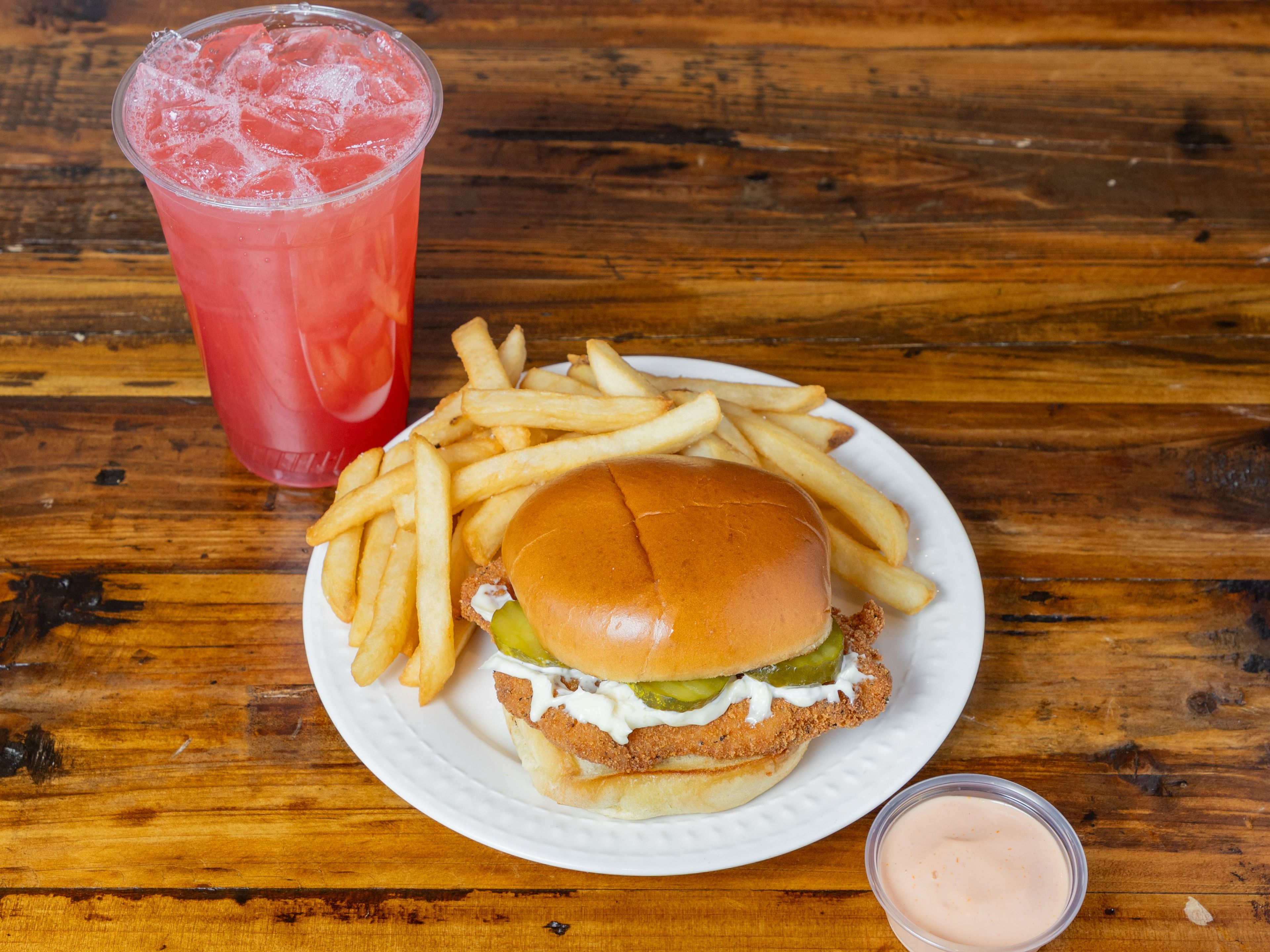 Chicken Sandwich Meal.