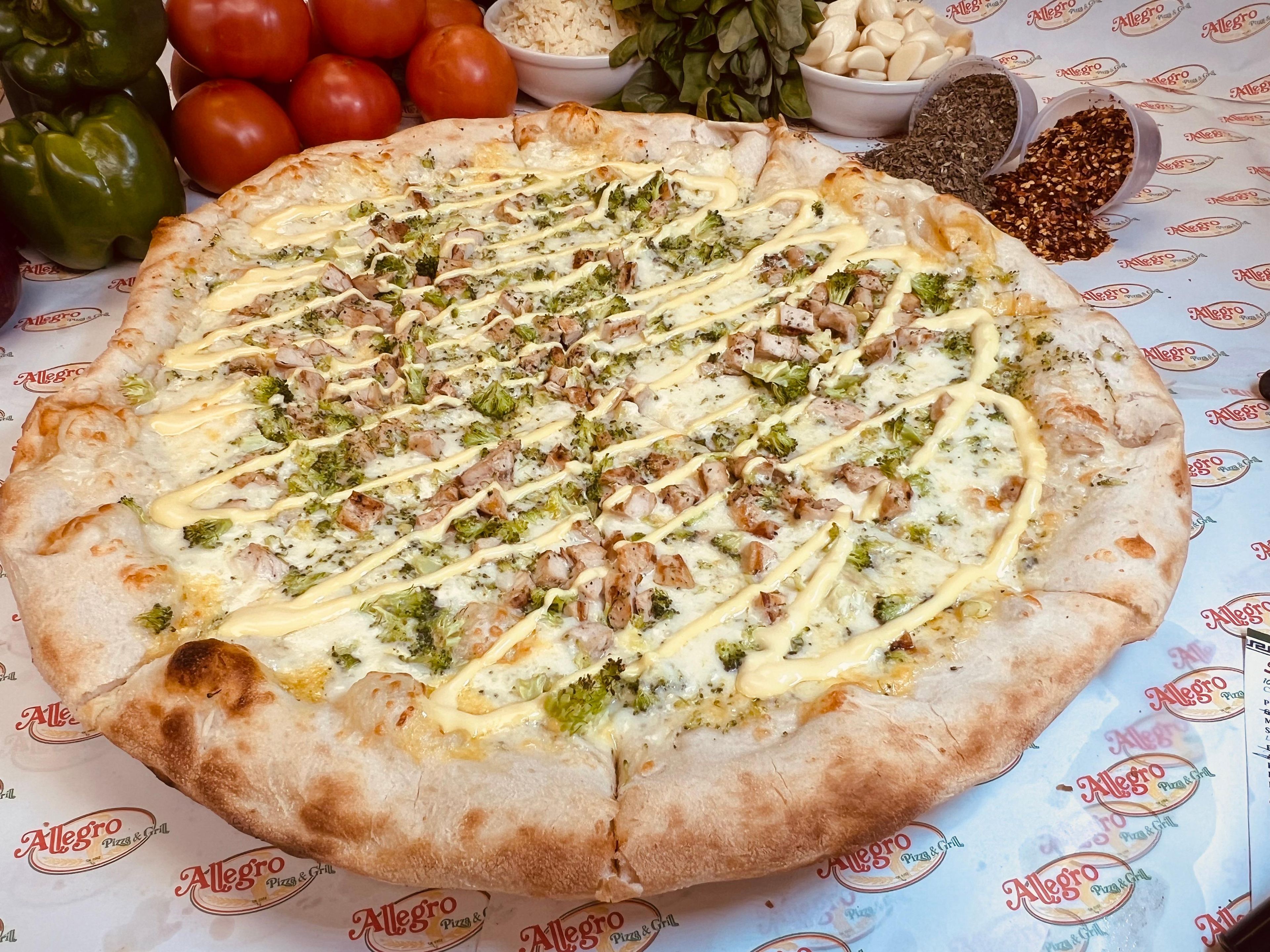 16" DiJon Chicken & Broccoli.