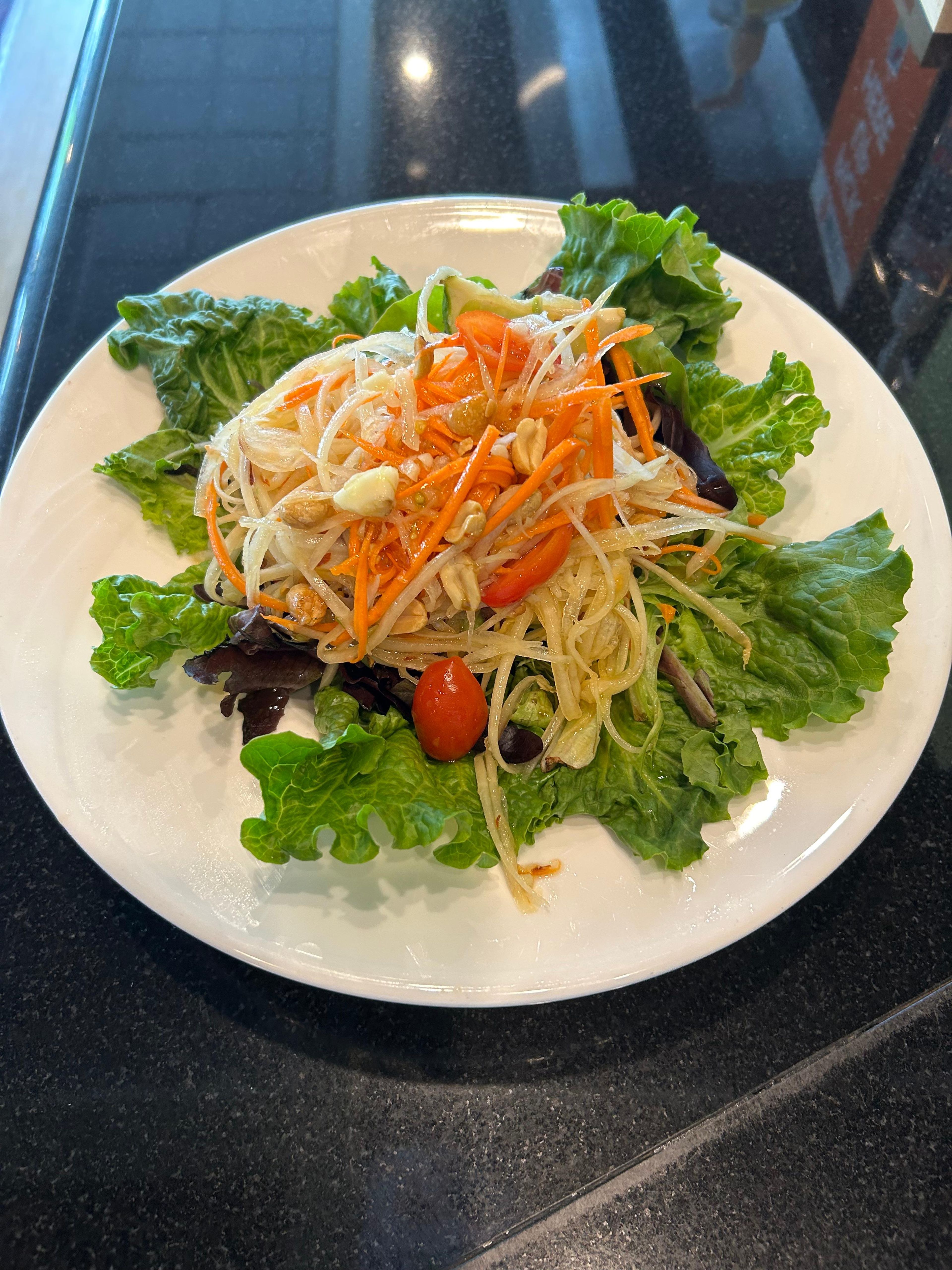 Papaya Somtum Salad.
