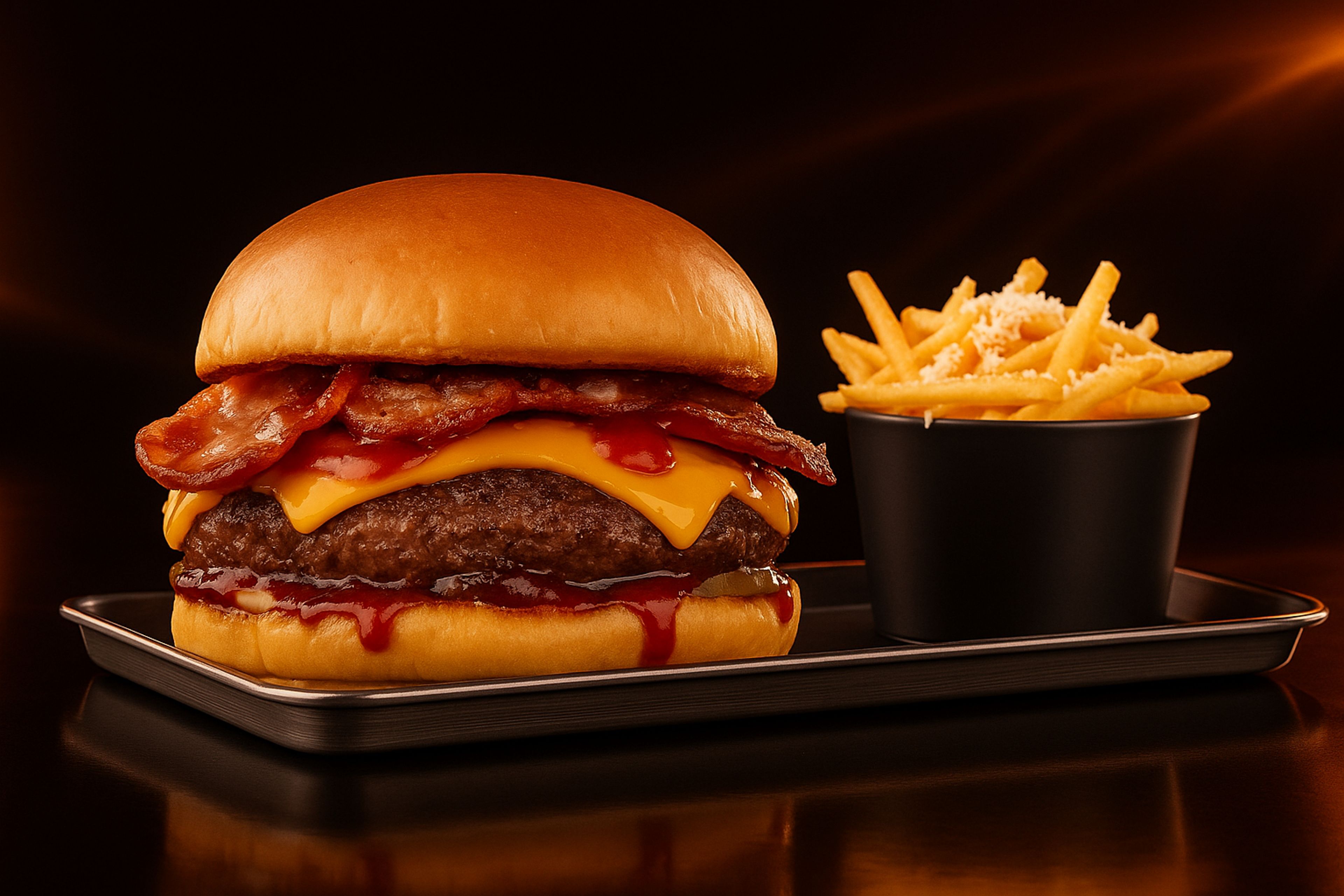 Bacon Cheeseburger - COMBO 🍔🍟.