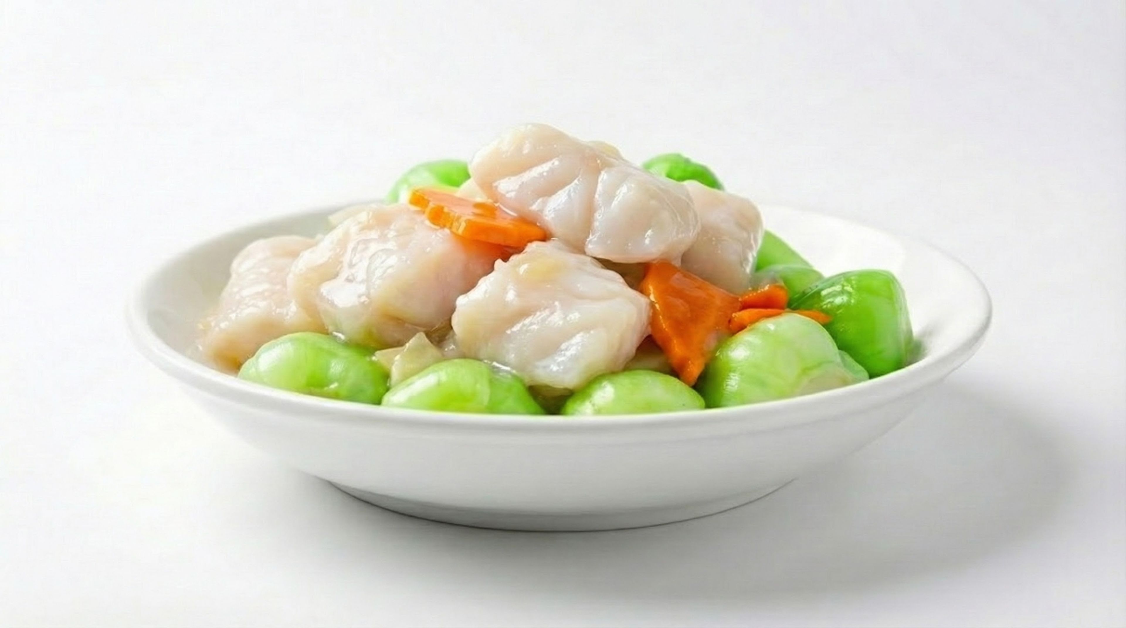 Fish and Baby Bok - Clear Garlic Sauce.