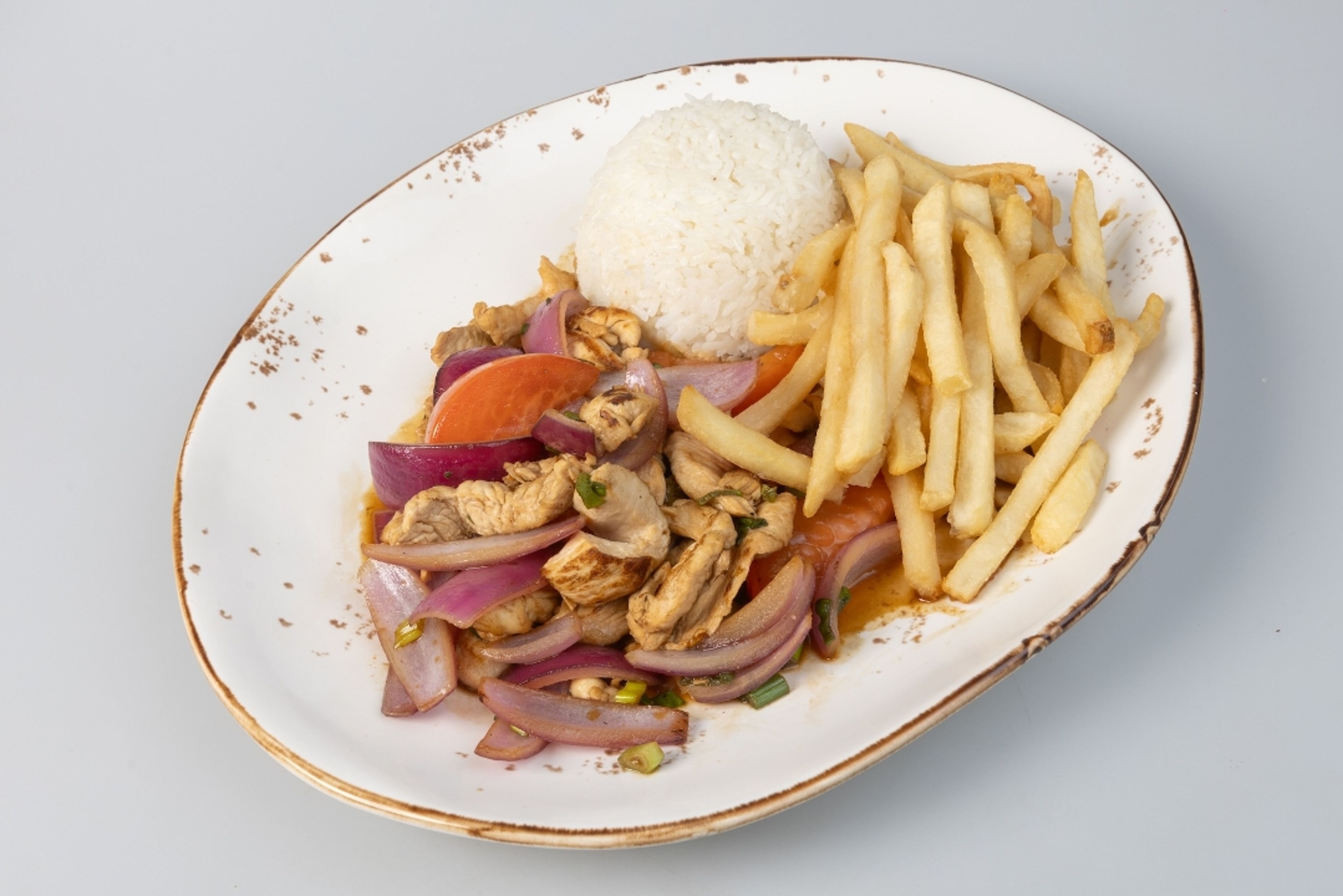 Chicken Saltado.