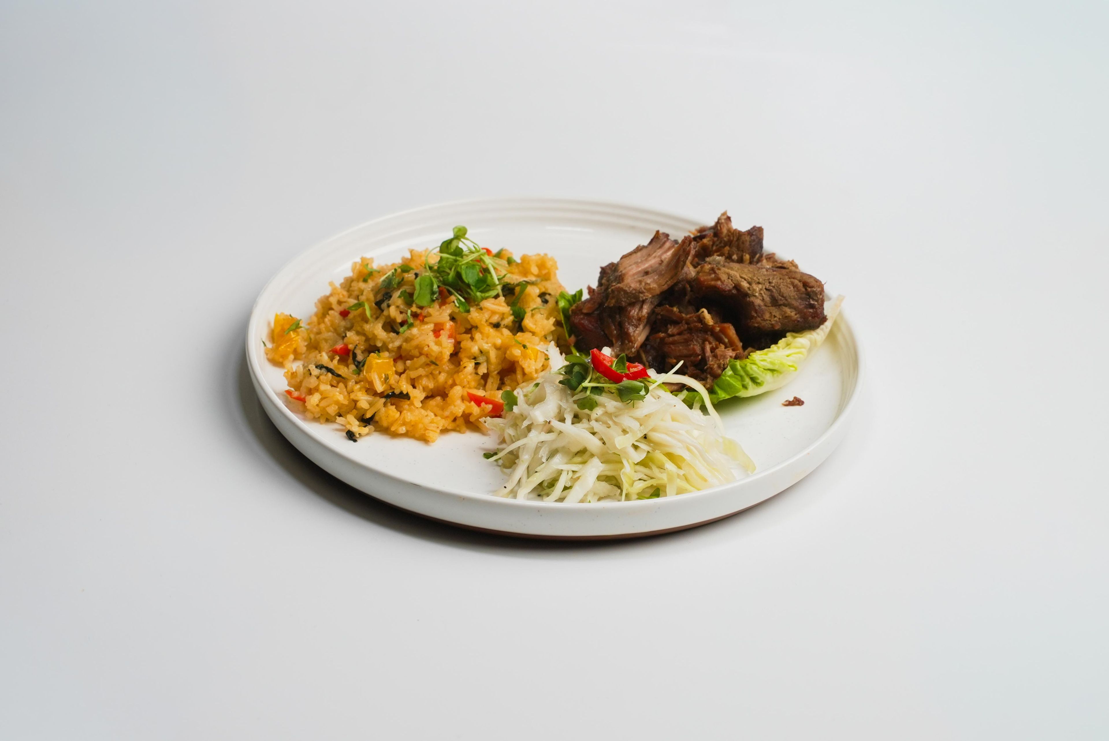 Slow Cooked Pork Shoulder.