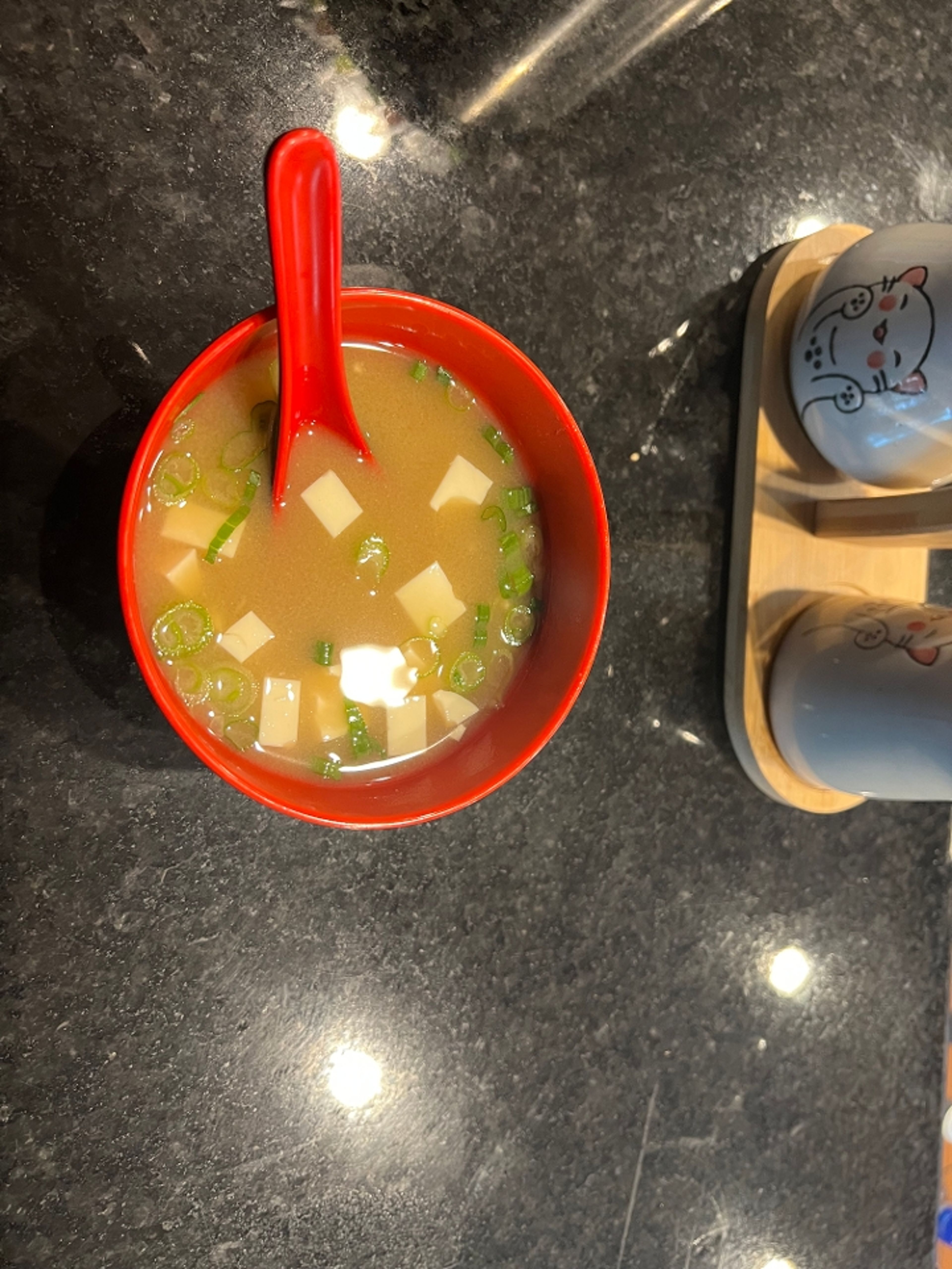 Miso soup.