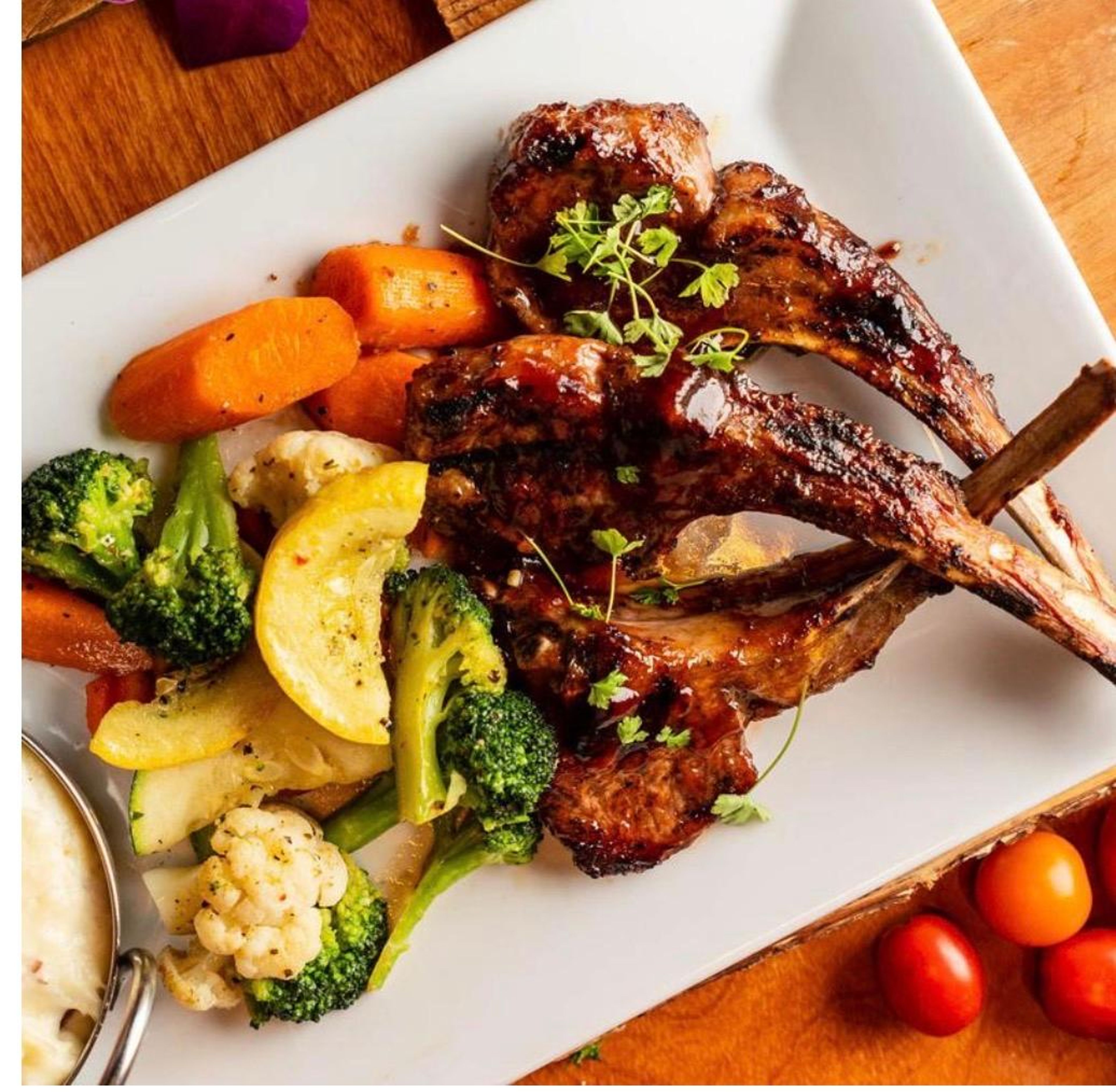 Tamarind Jerk Lamb Chops.
