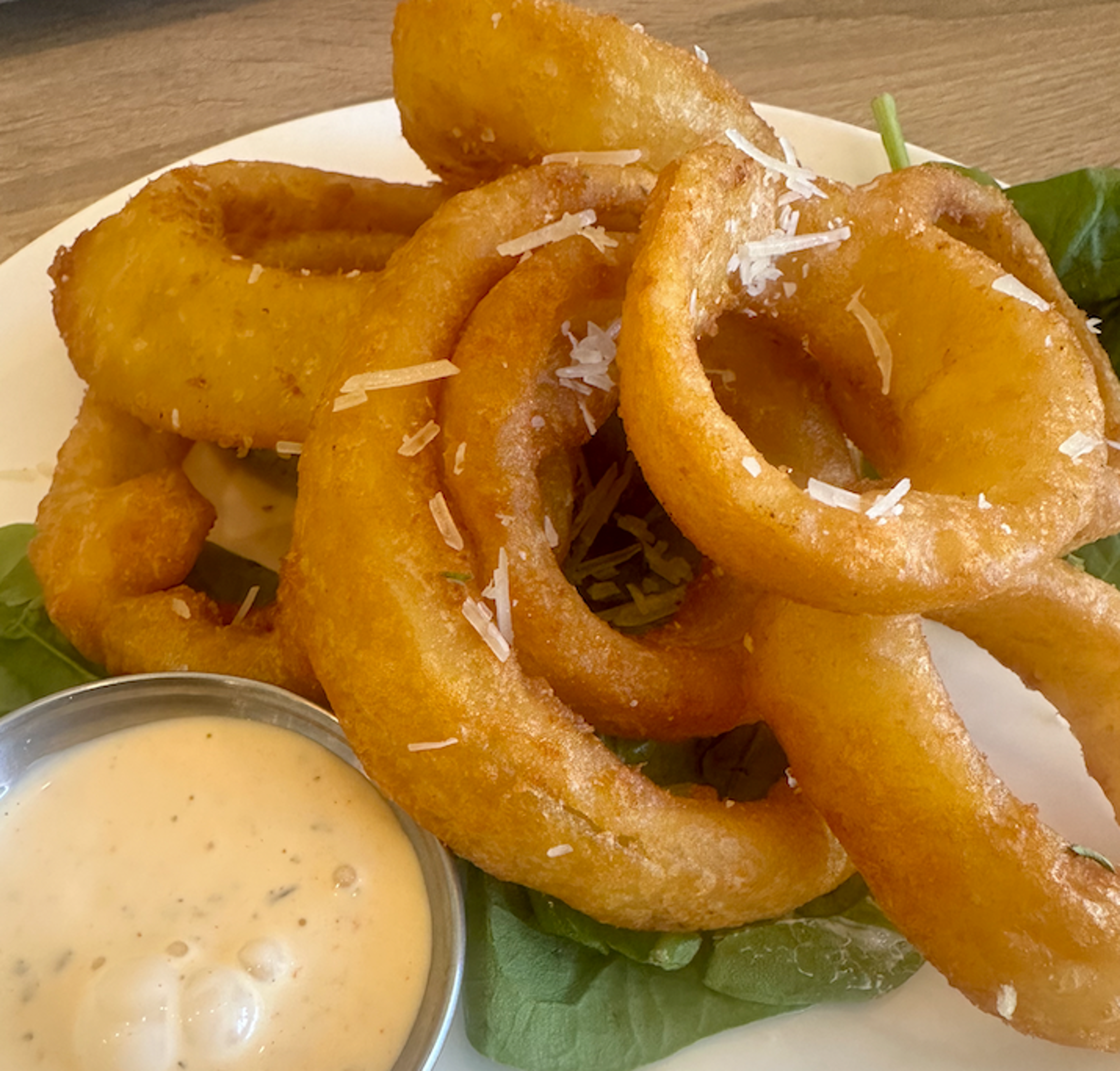 Battered Onion Rings.