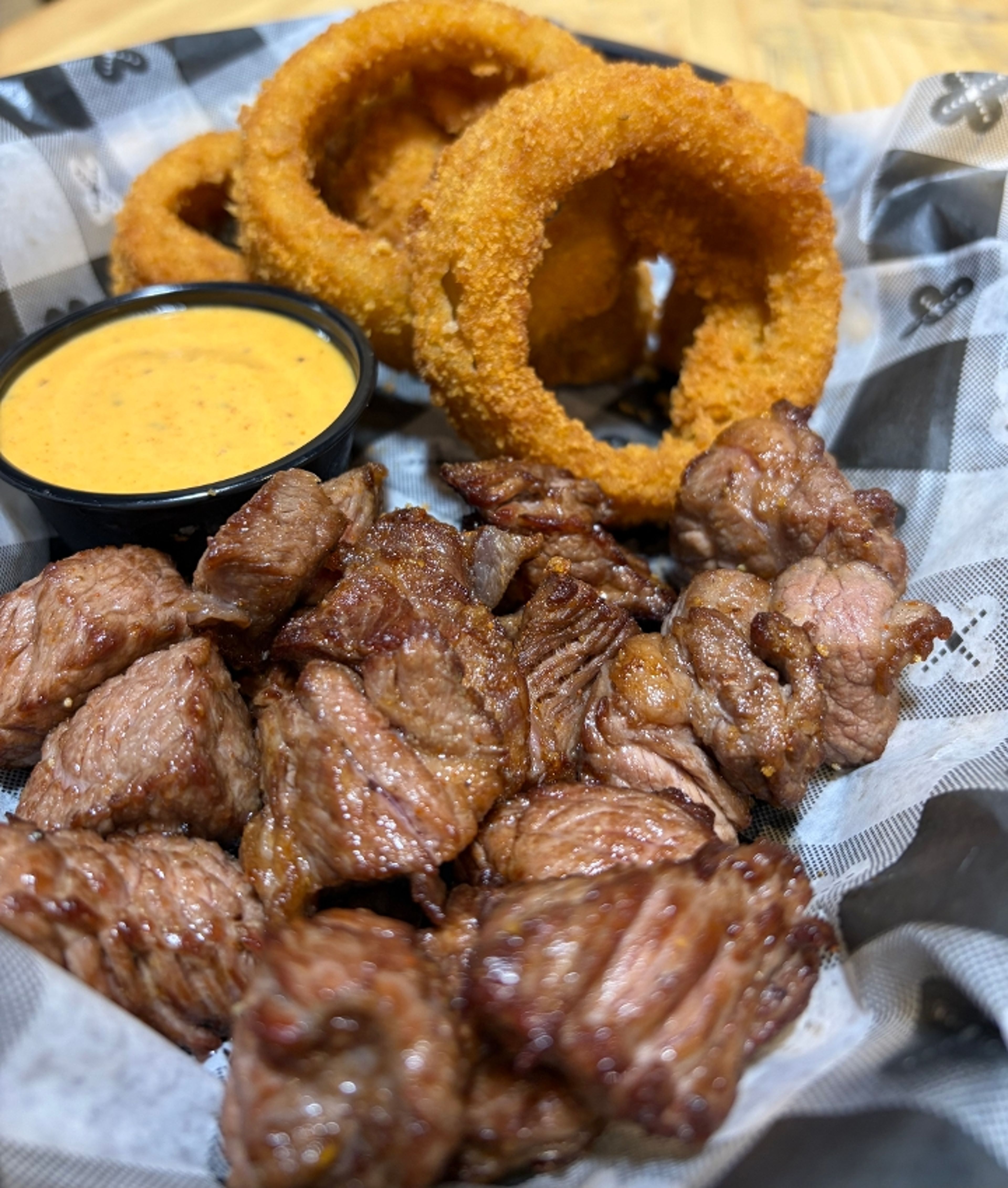 Steak Bite Basket.