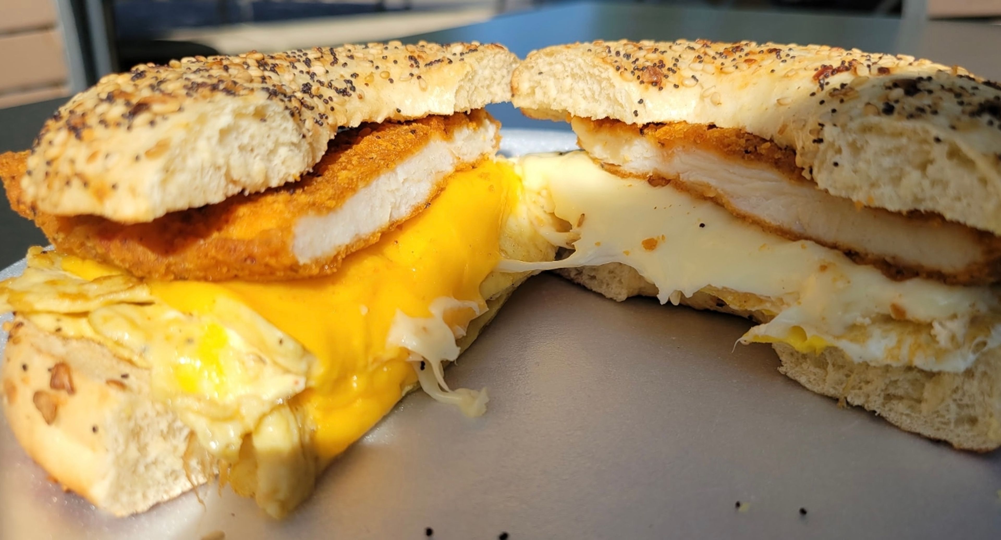 Chicken, Egg & Cheese.