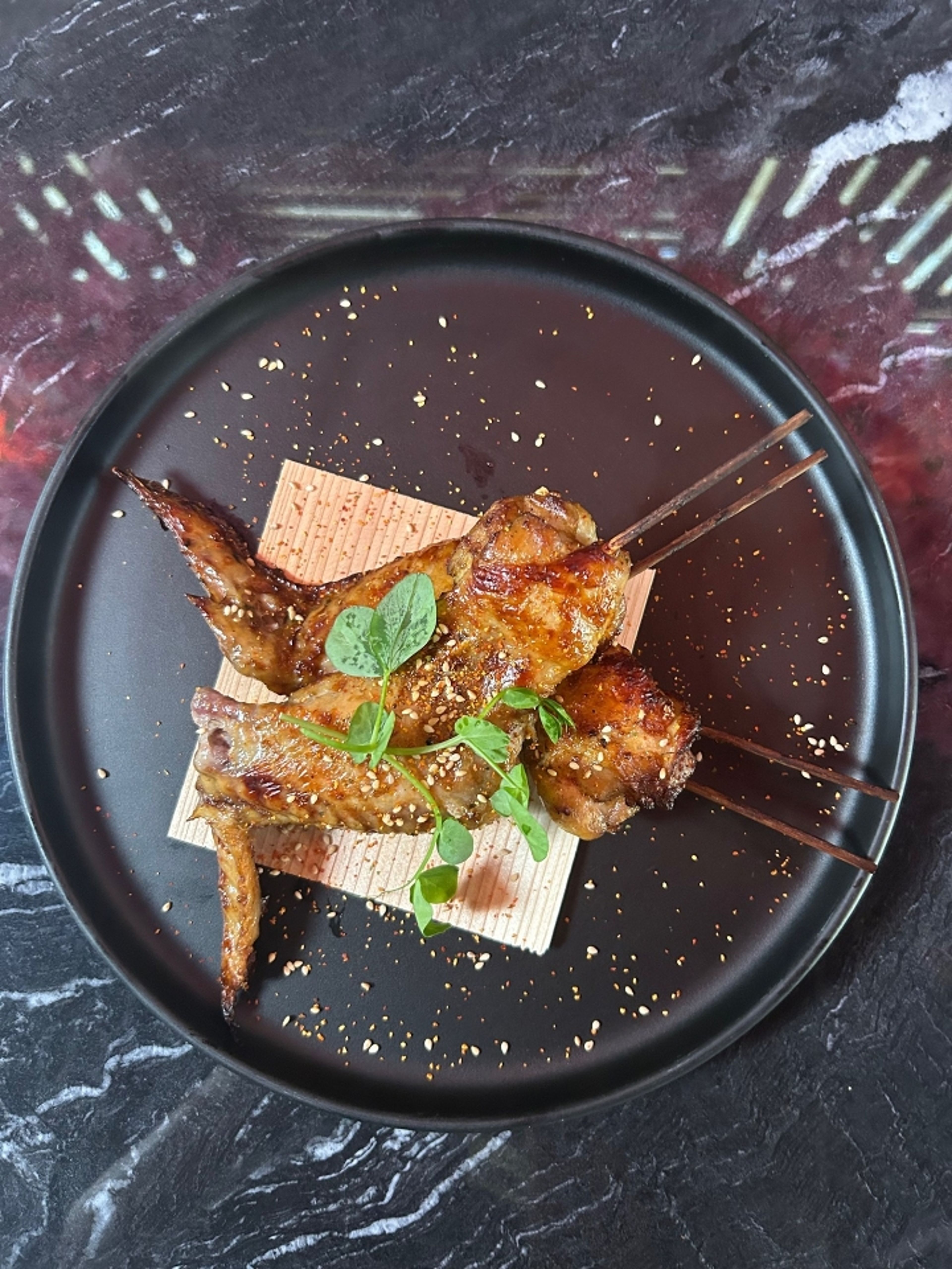 Chicken Wings Robata-Grilled.