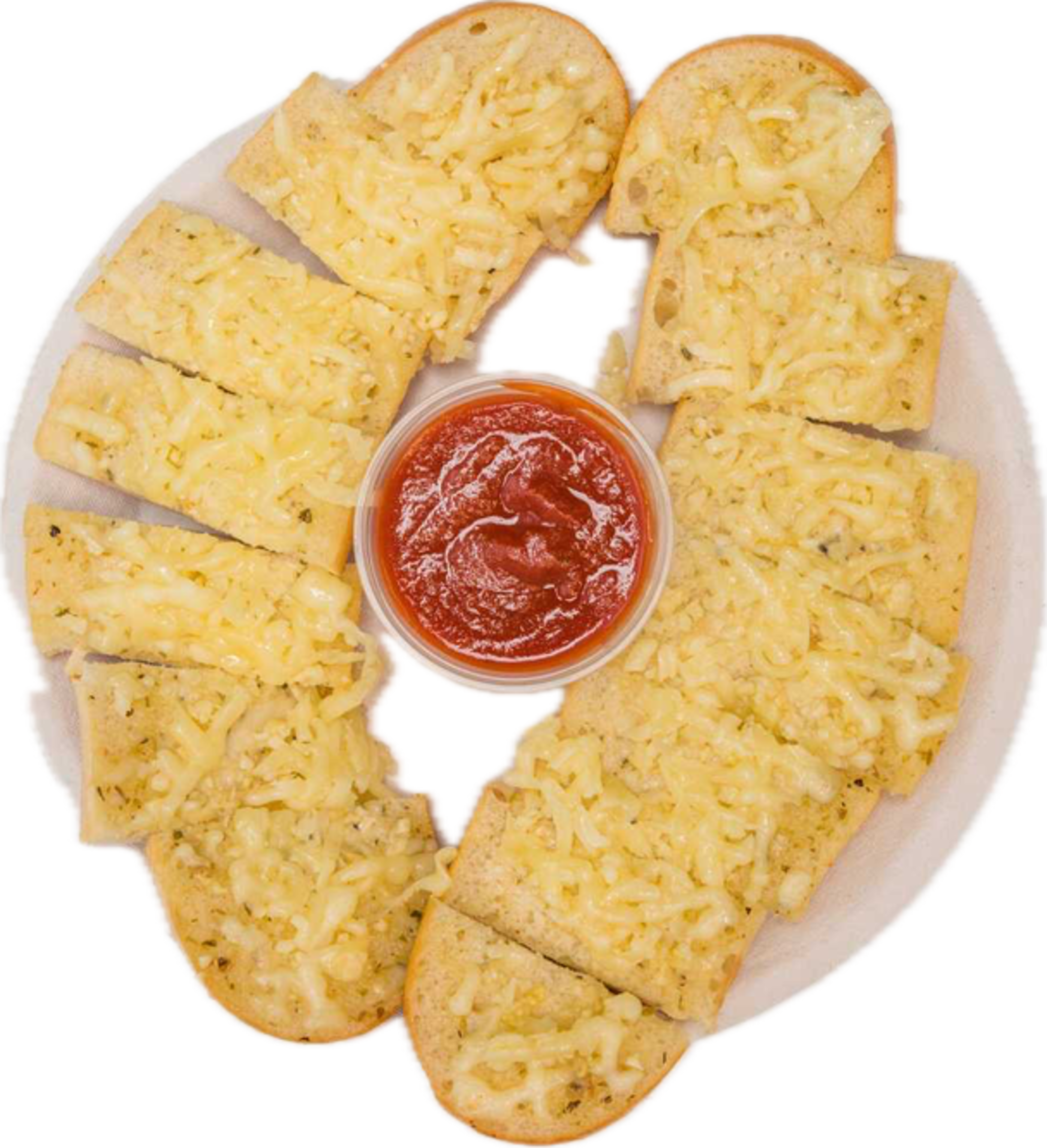 Garlic bread sticks w/cheese.